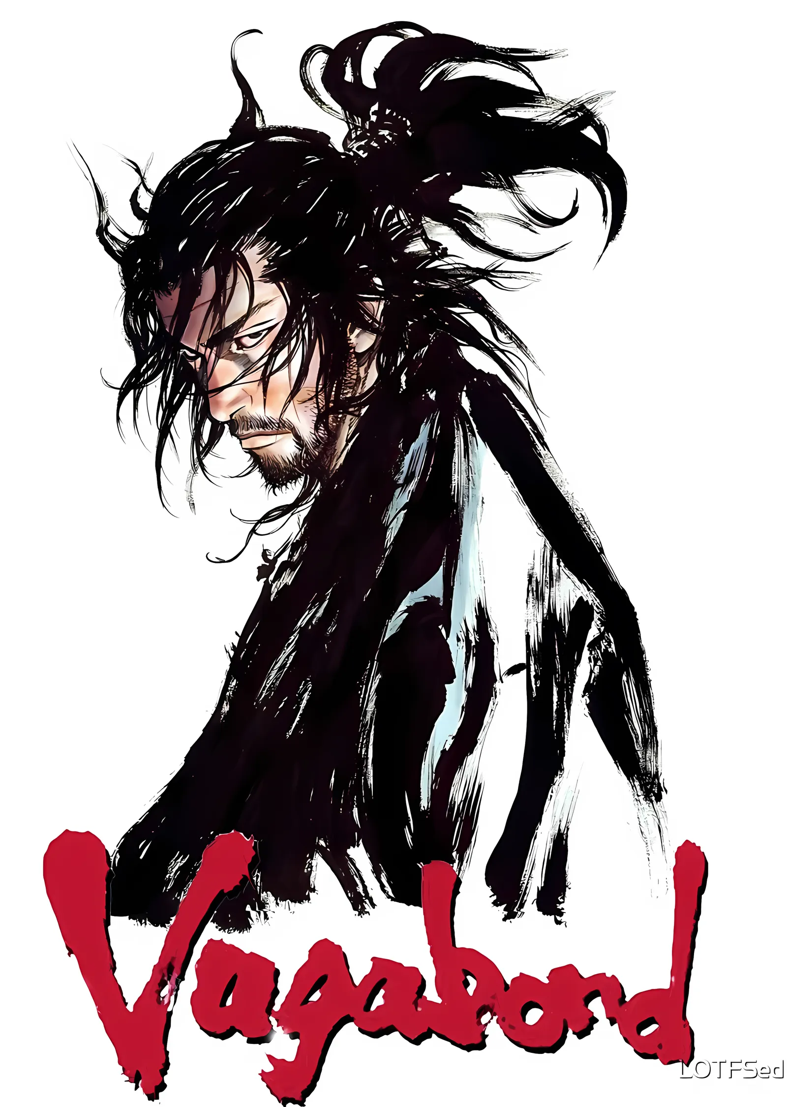 Vagabond: Fırça Darbeleri metal tablo