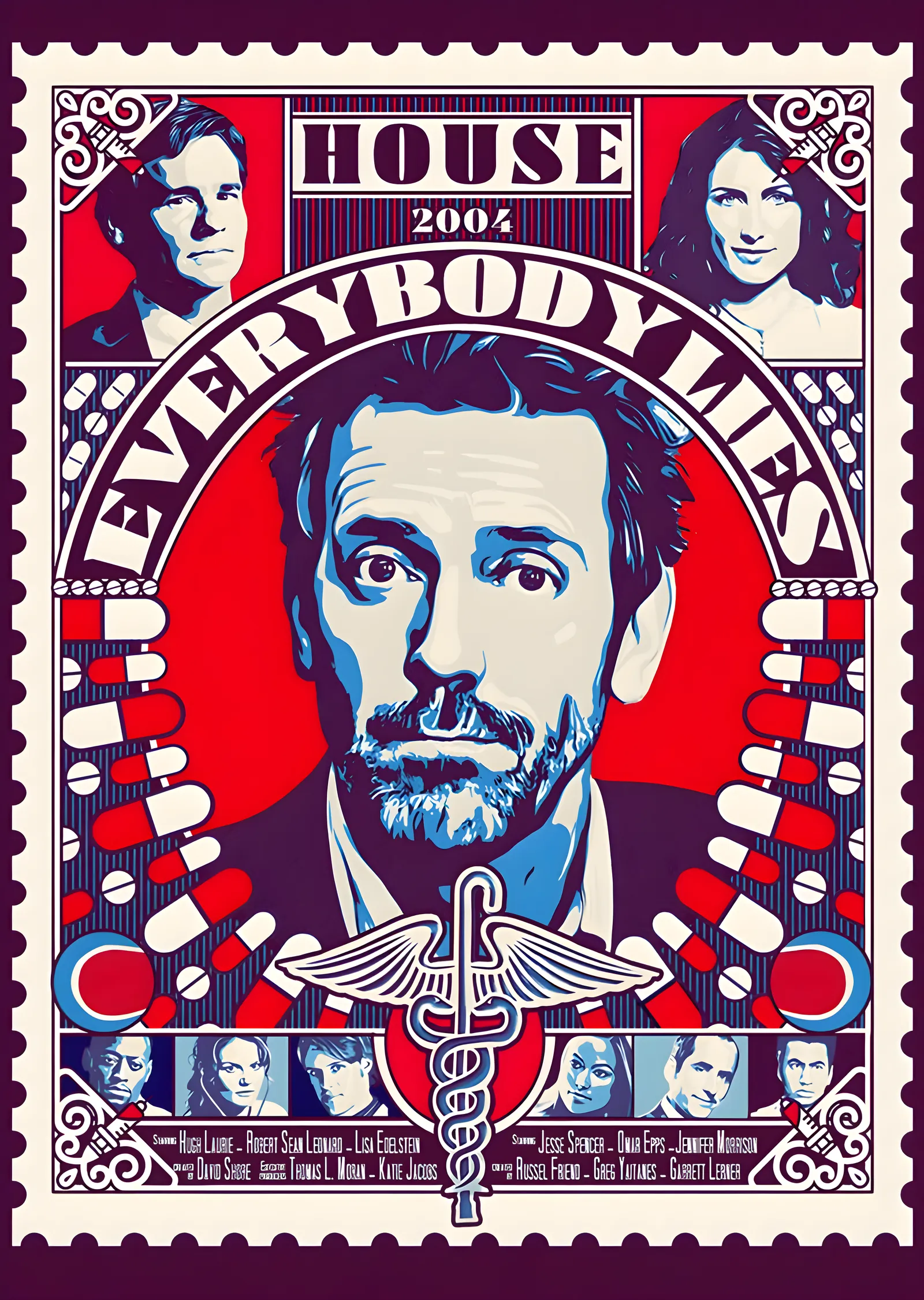 House: Everybody Lies metal tablo