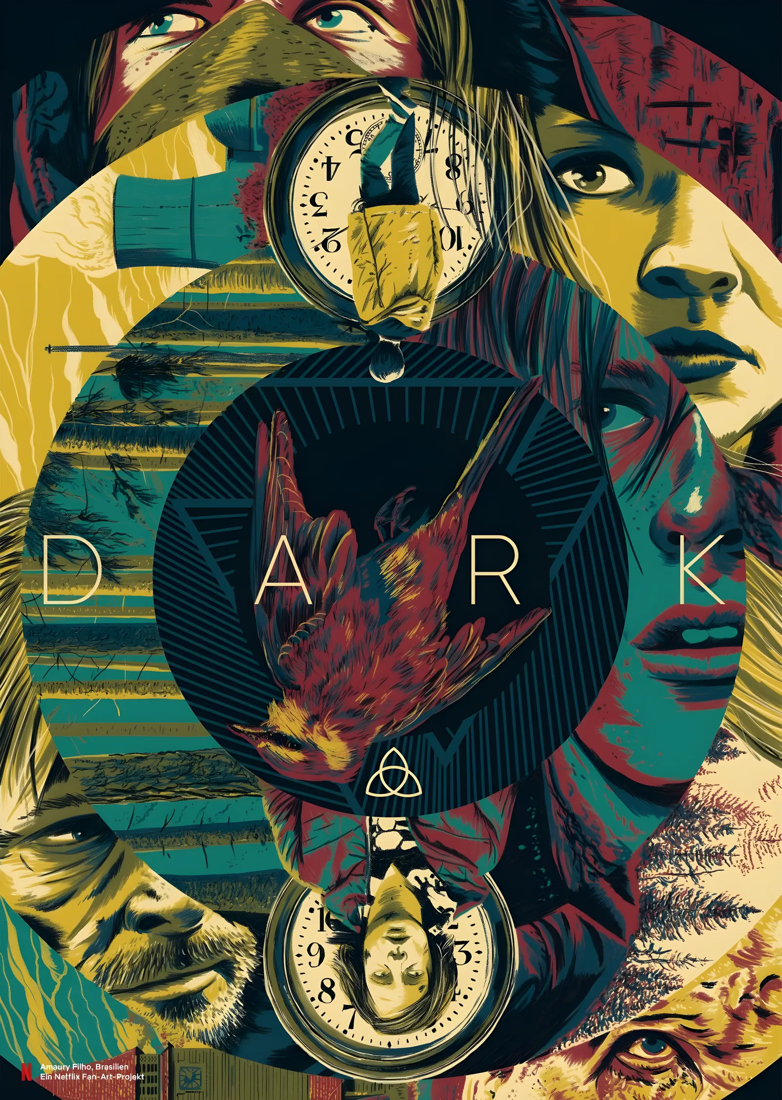 Dark metal tablo