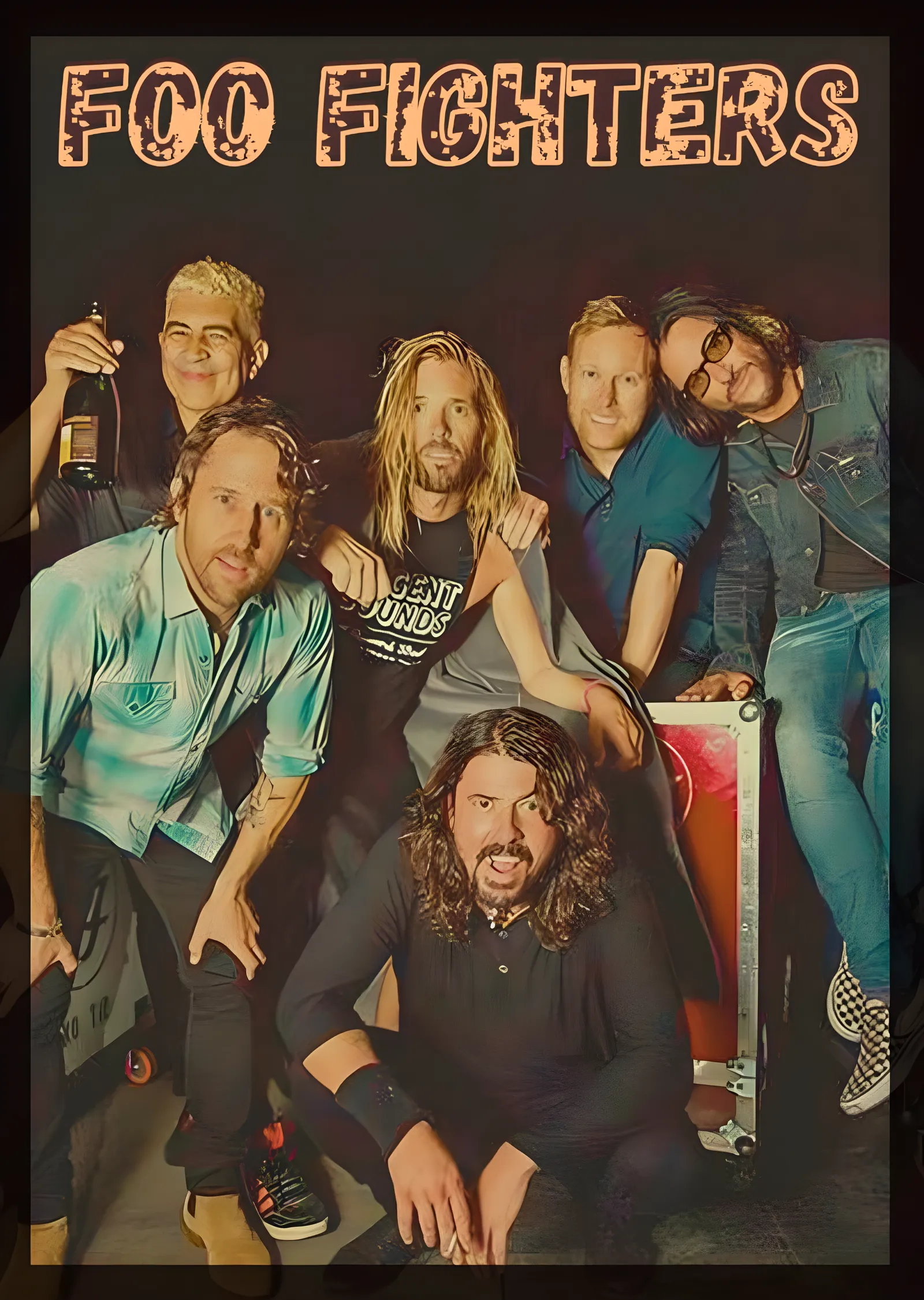 Foo Fighters: Kadro metal tablo