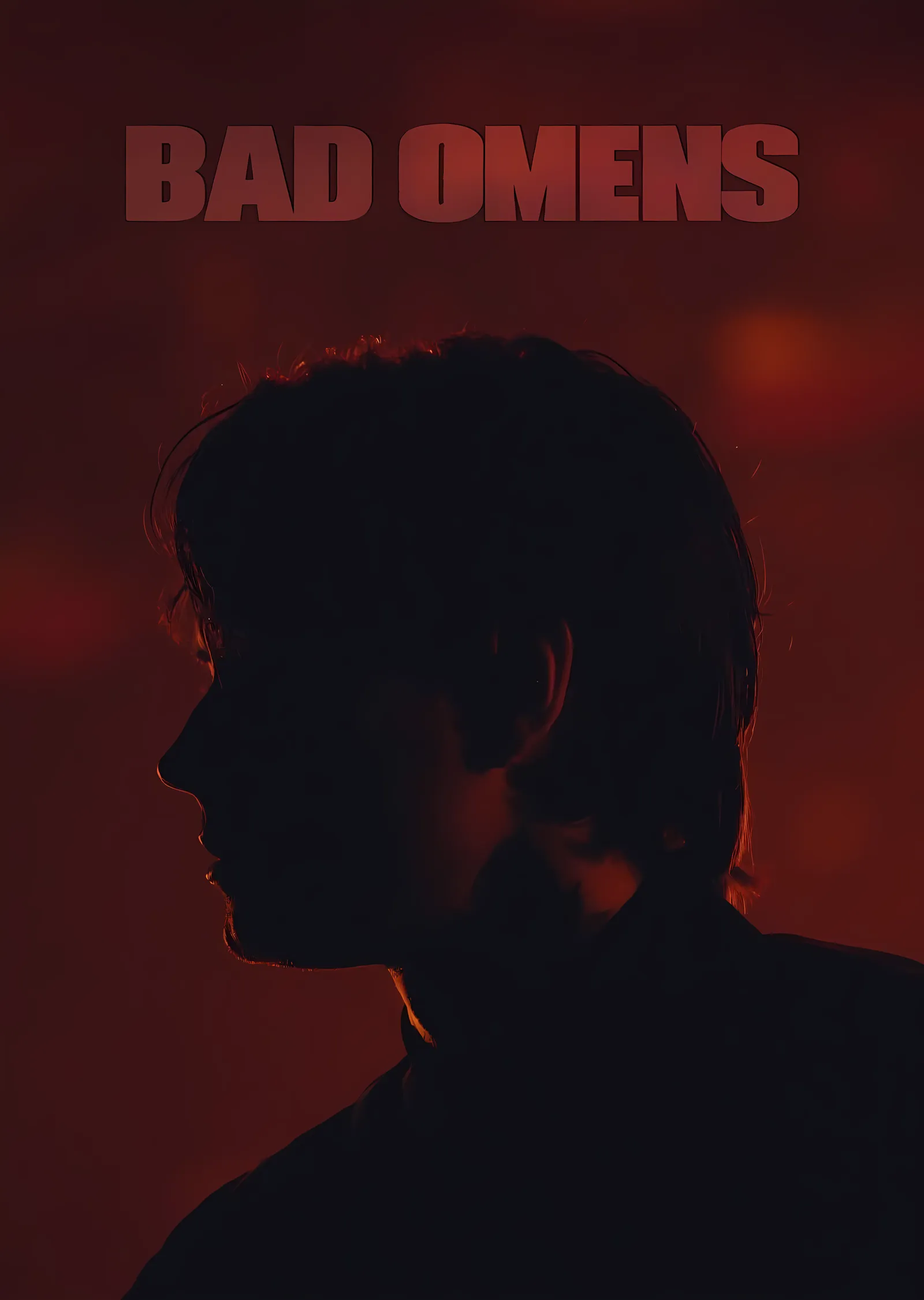 Bad Omens - Siluet metal tablo