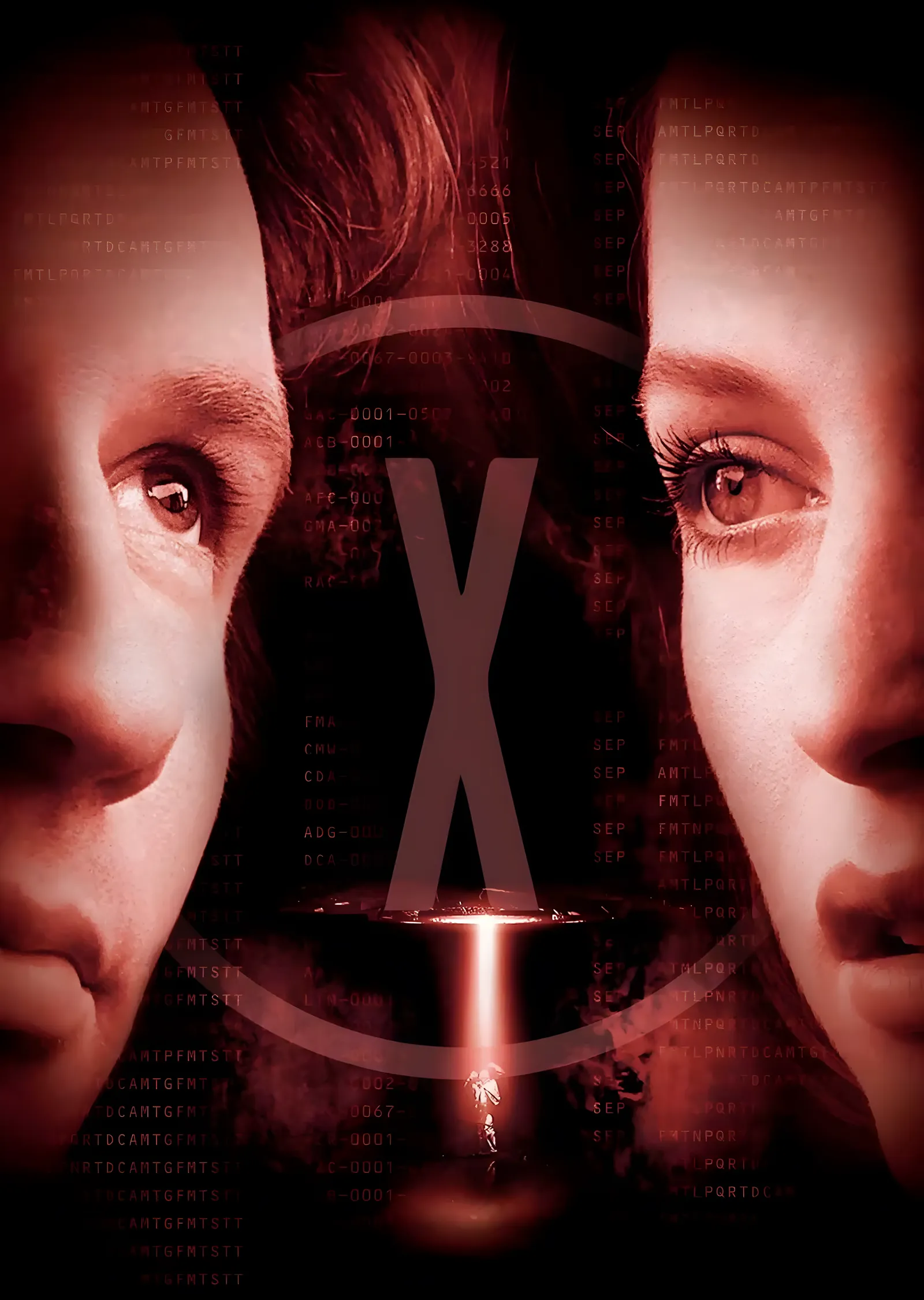 The X-Files · Yüz Yüze metal tablo