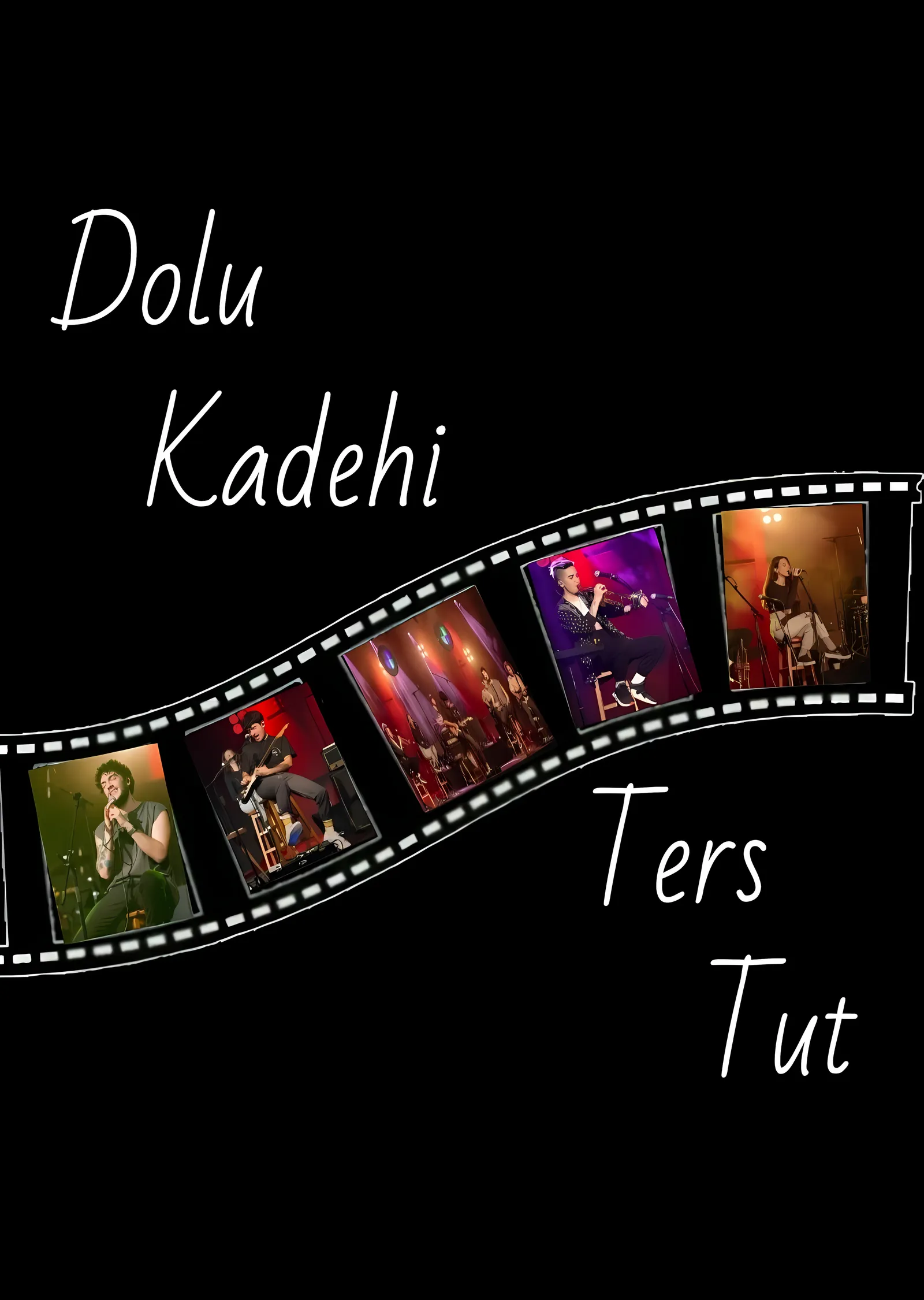 Dolu Kadehi Ters Tut metal tablo