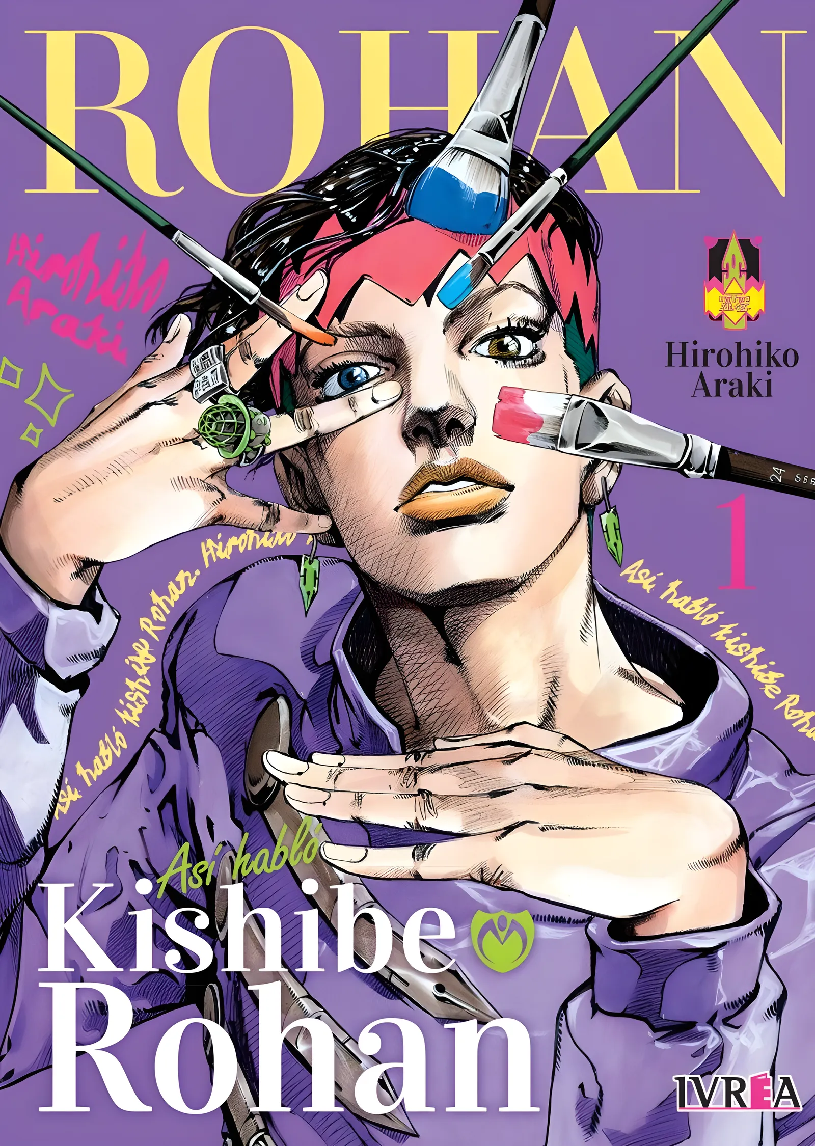Kishibe Rohan - Manga Kapağı metal tablo