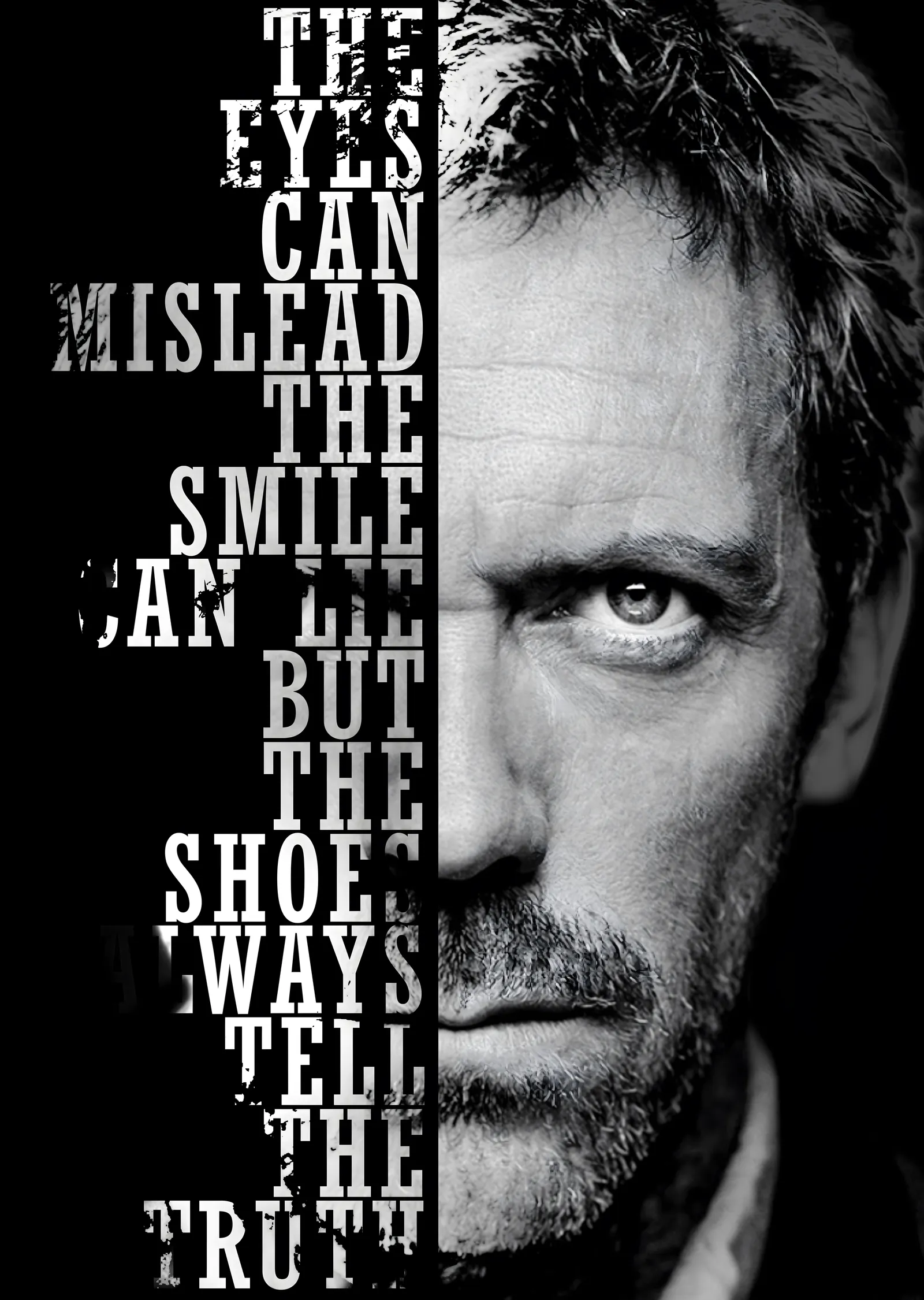 Dr. House: Ayaklar Gerçeği Anlatır metal tablo