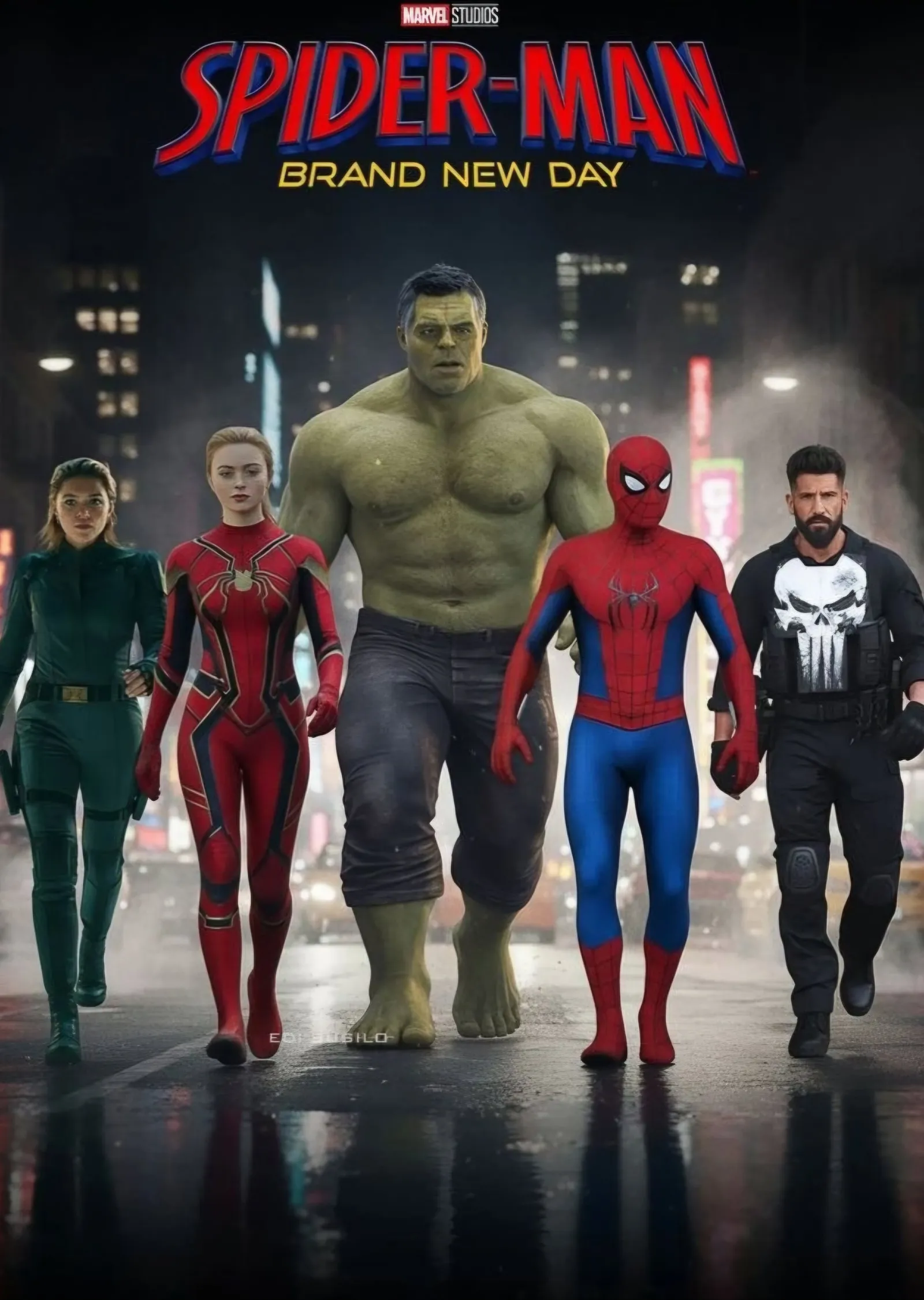 Spider-Man: Kahramanlar Yürüyüşü metal tablo
