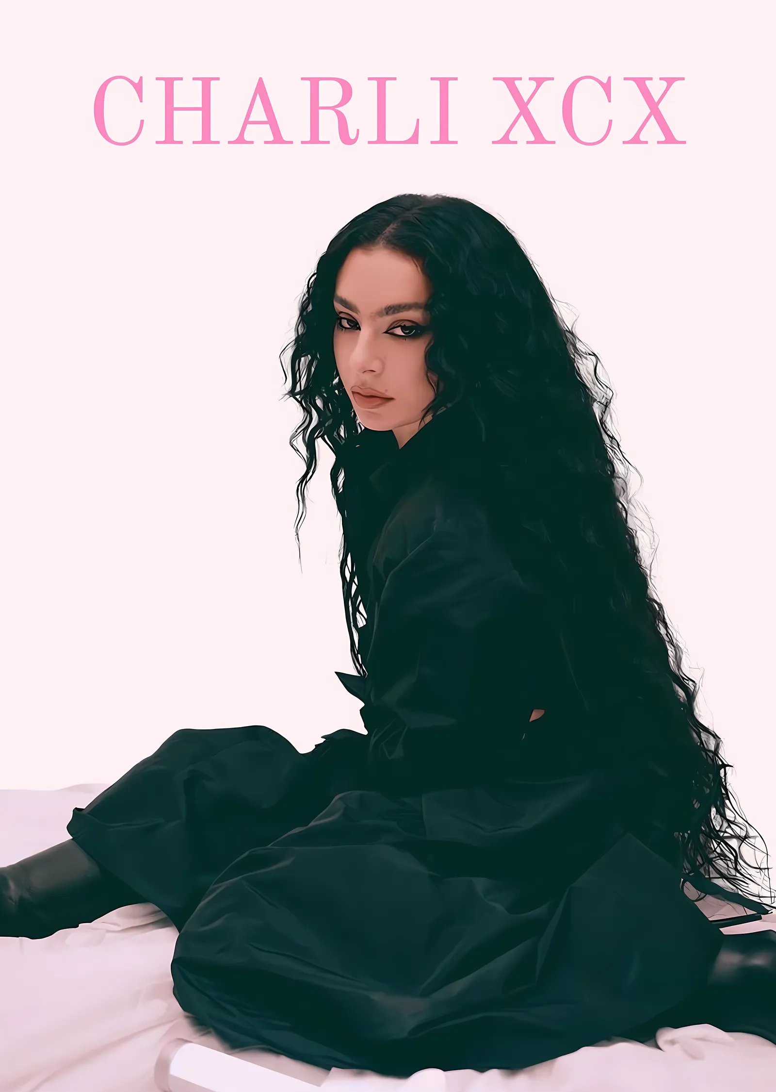 Charli XCX: Pembe Oda metal tablo