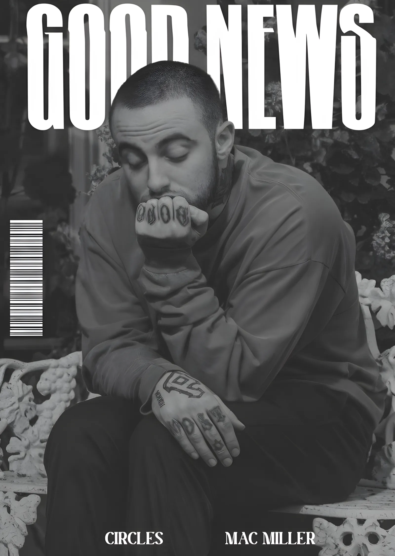 Mac Miller: Good News metal tablo