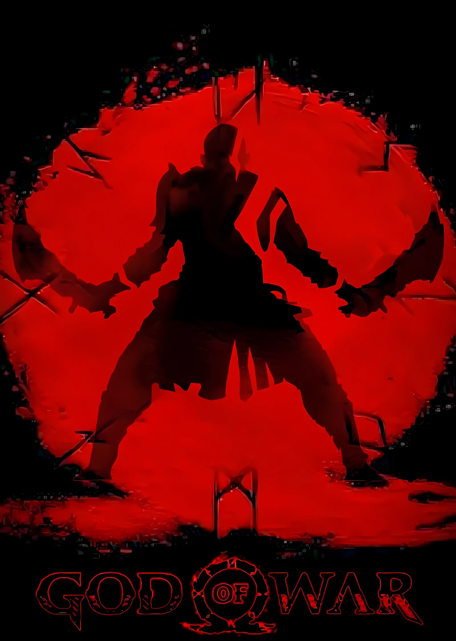 God of War: Kızıl Daire metal tablo