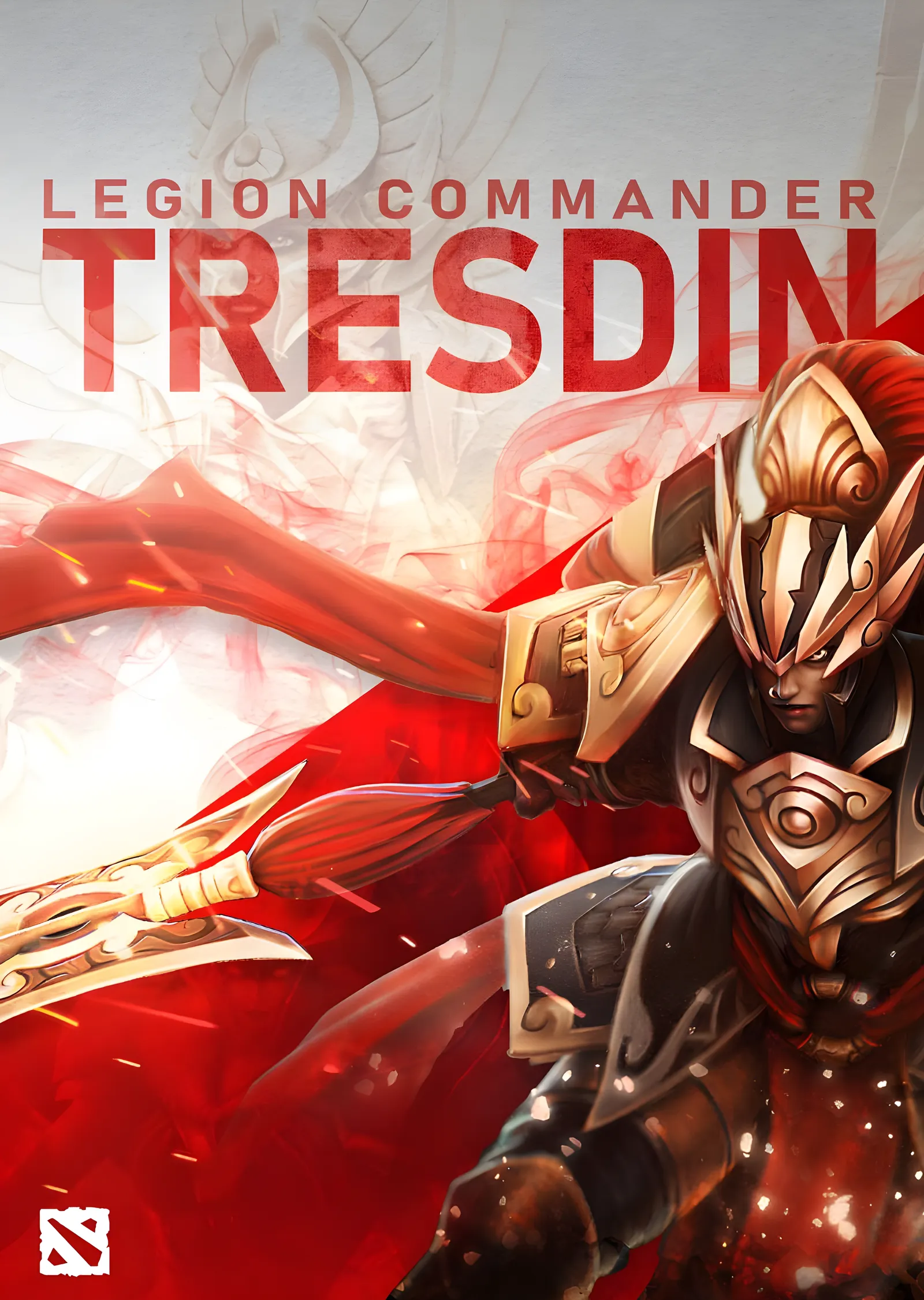 Dota 2: Legion Commander Tresdin metal tablo