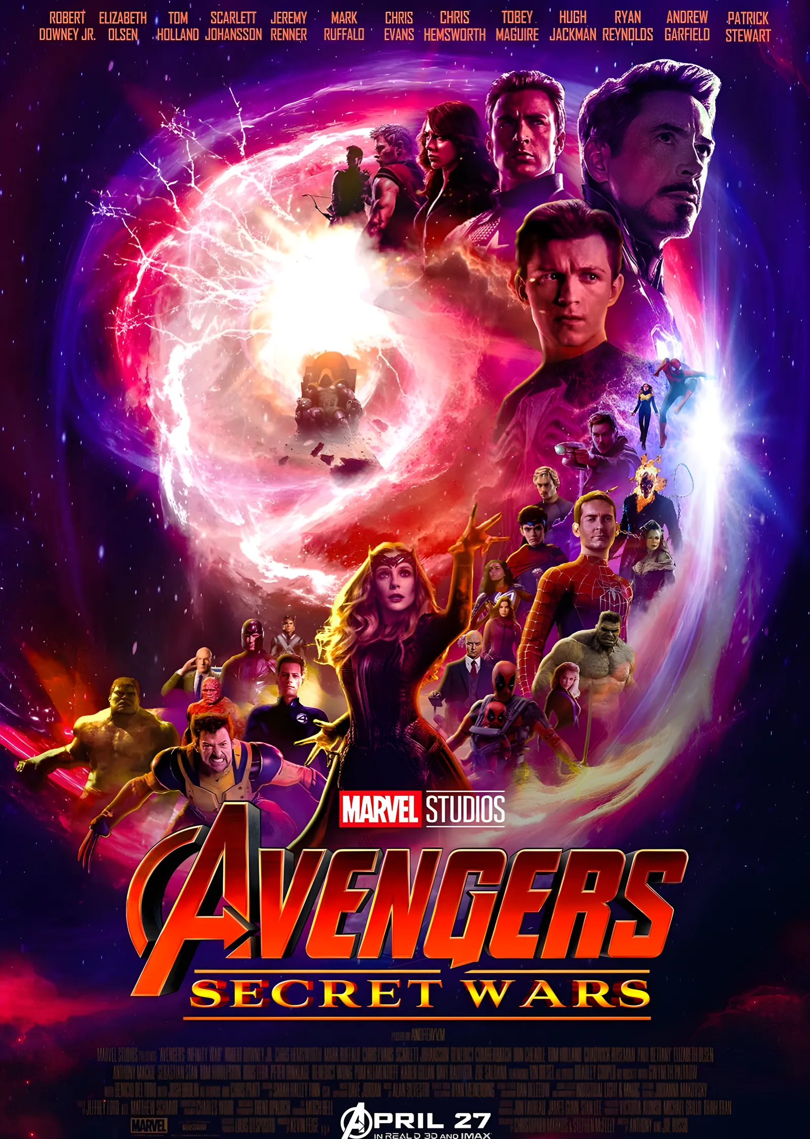 Avengers: Secret Wars - Kahramanlar Girdabı metal tablo