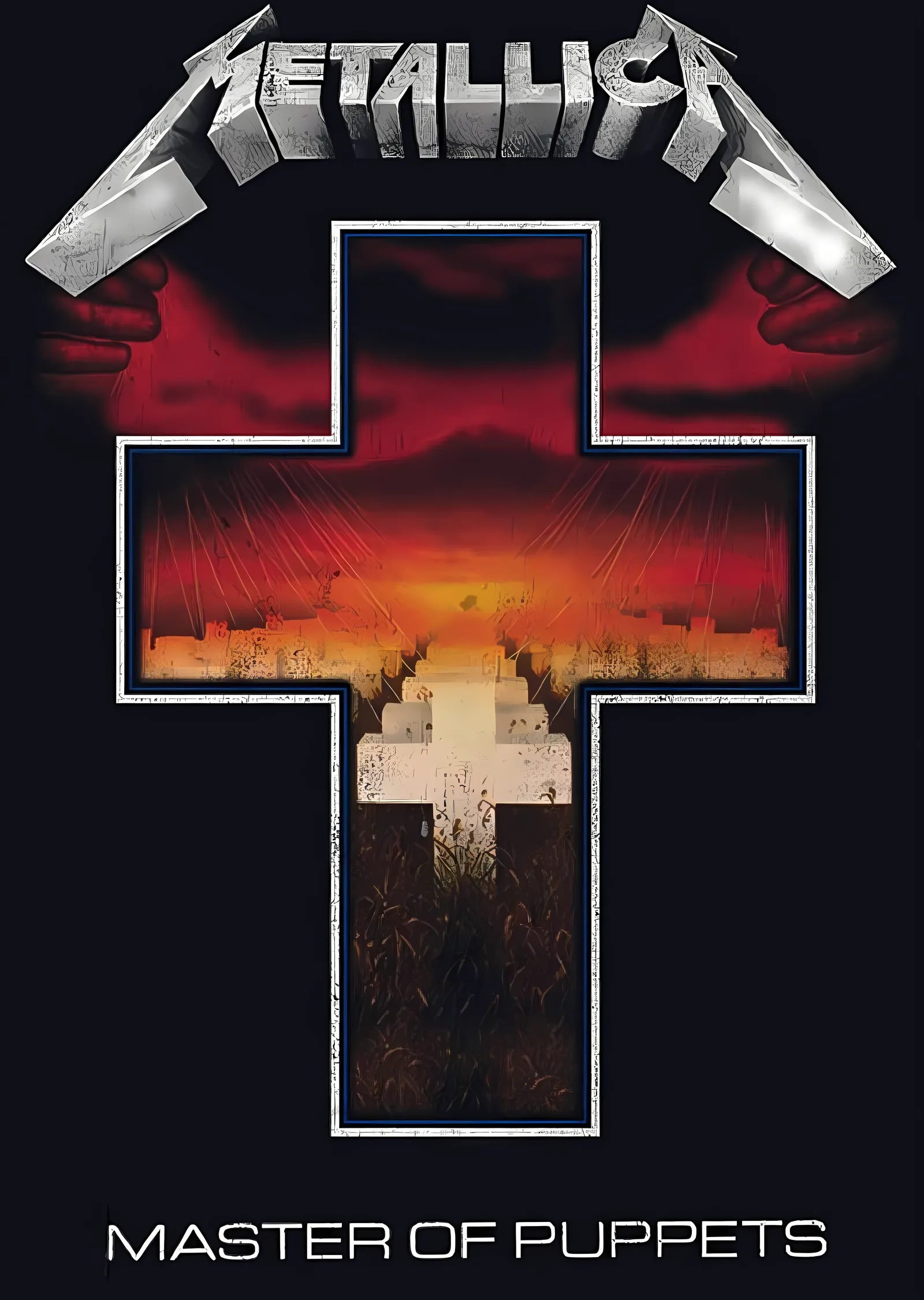 Metallica: Master of Puppets metal tablo