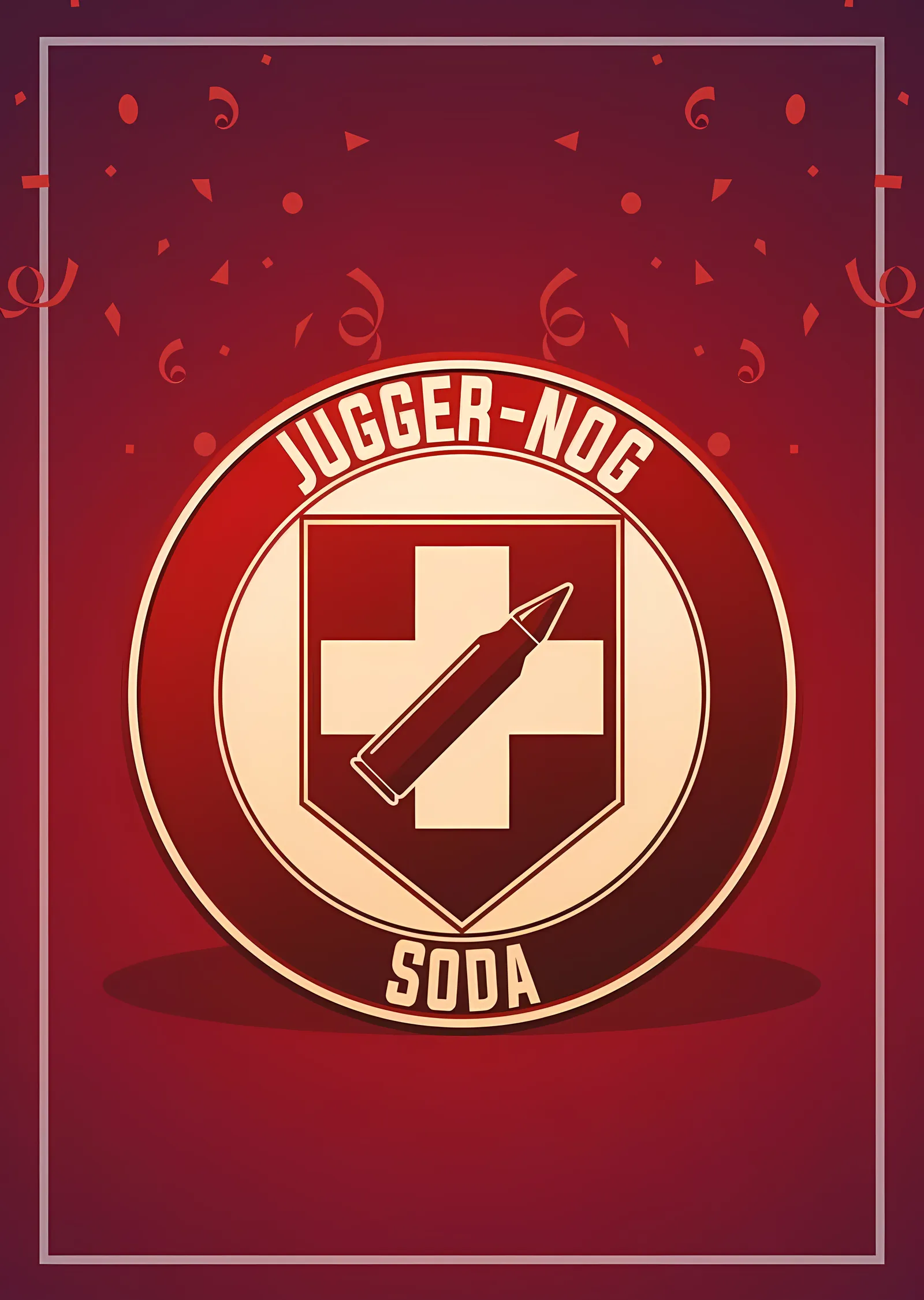 Jugger-Nog Soda metal tablo