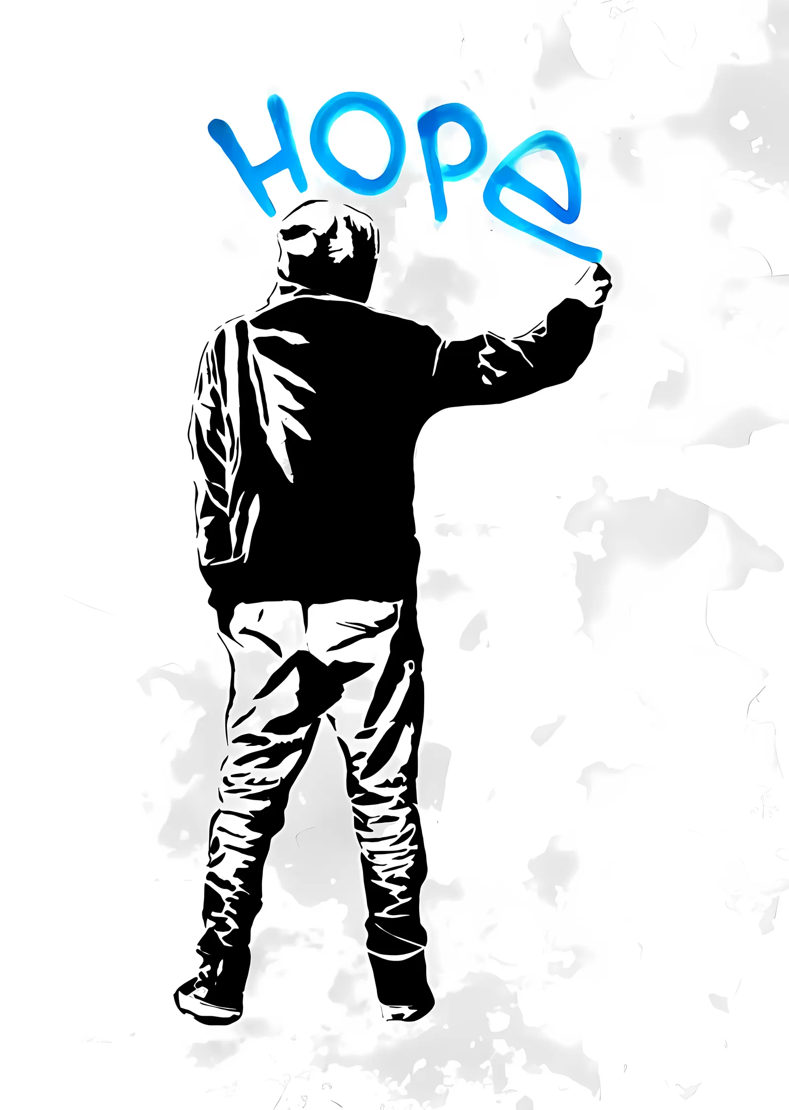 Banksy: HOPE İkonu metal tablo