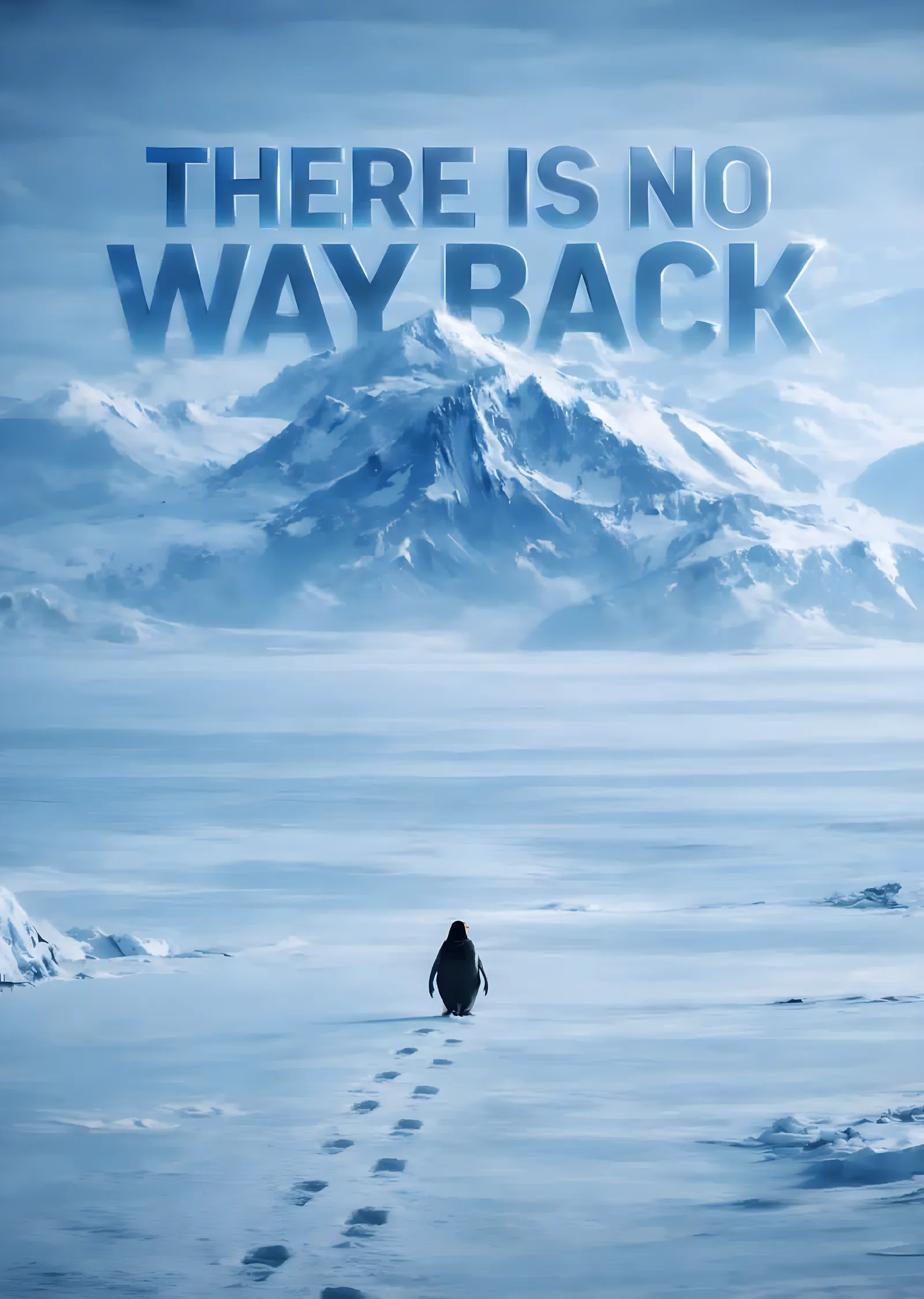 THERE IS NO WAY BACK metal tablo