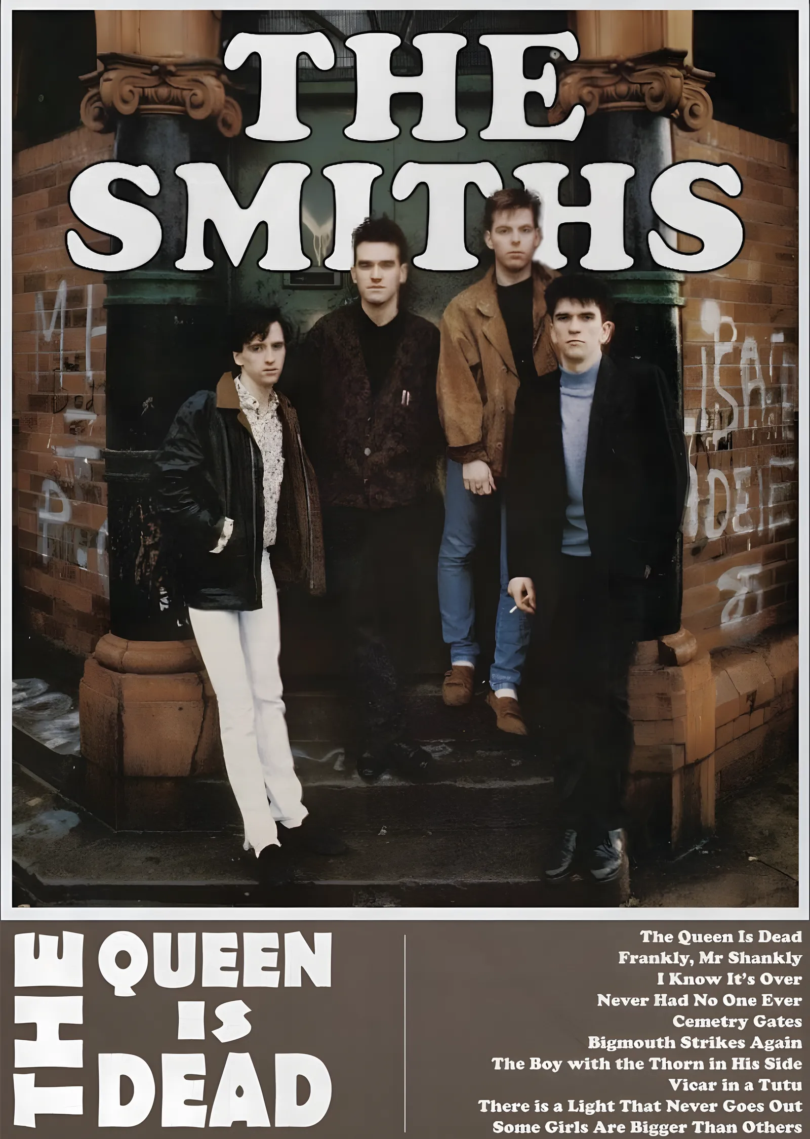 The Smiths: The Queen Is Dead Afişi metal tablo