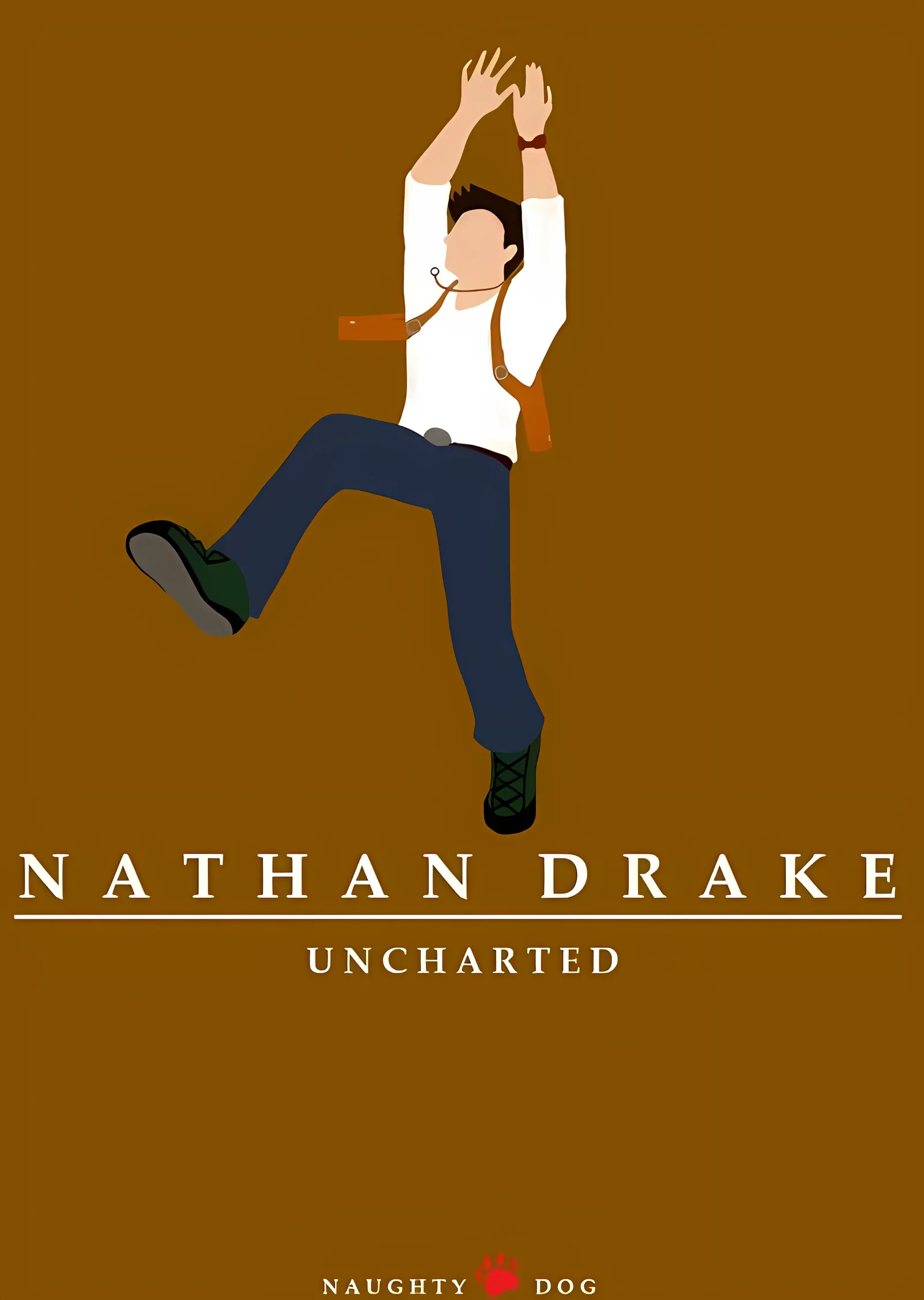 Nathan Drake - Uncharted metal tablo