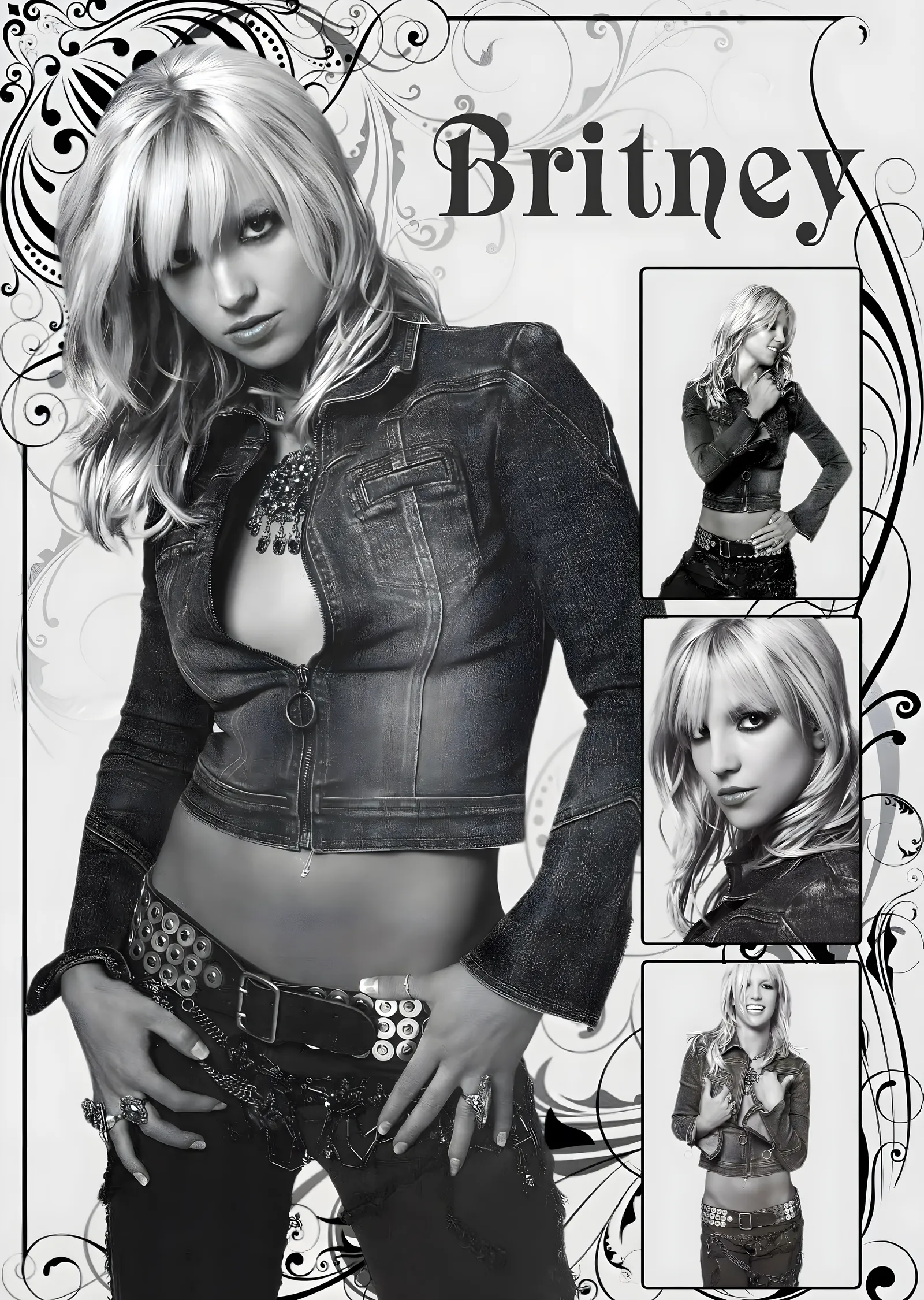 Britney Spears - Britney Albüm Afişi metal tablo