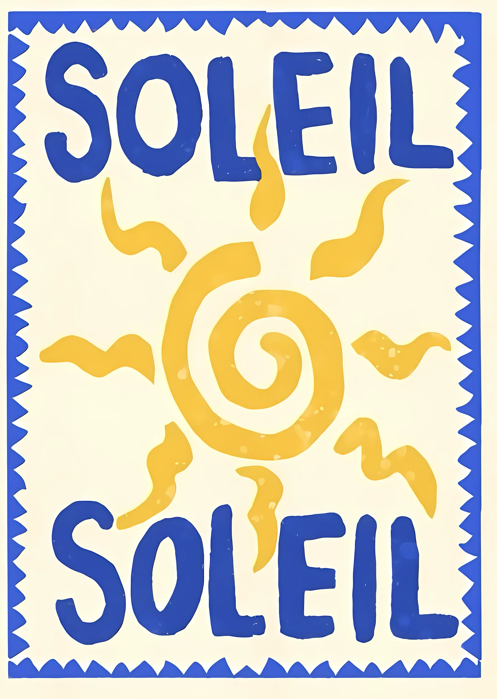 Soleil: Güneş Temalı Minimalist metal tablo