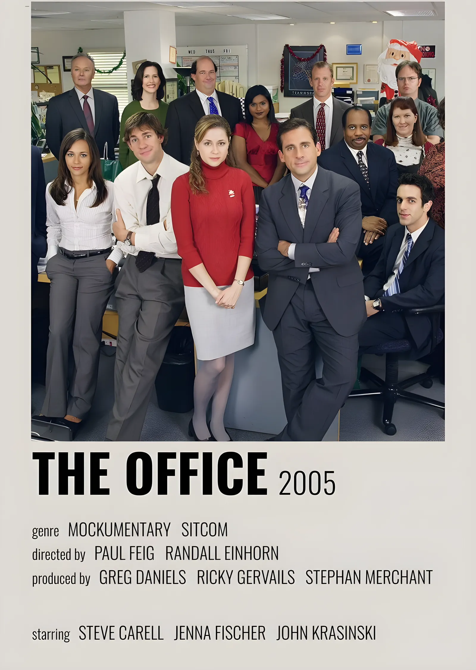 The Office 2005 metal tablo