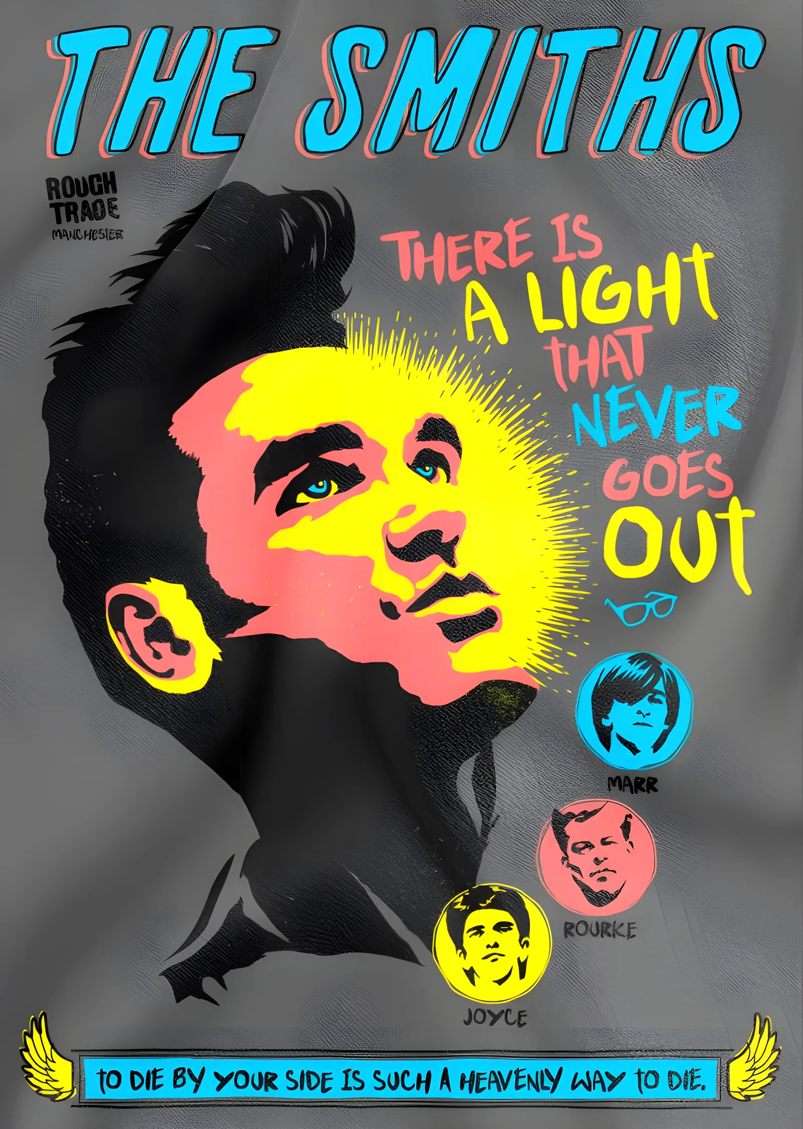 The Smiths: There Is a Light That Never Goes Out metal tablo