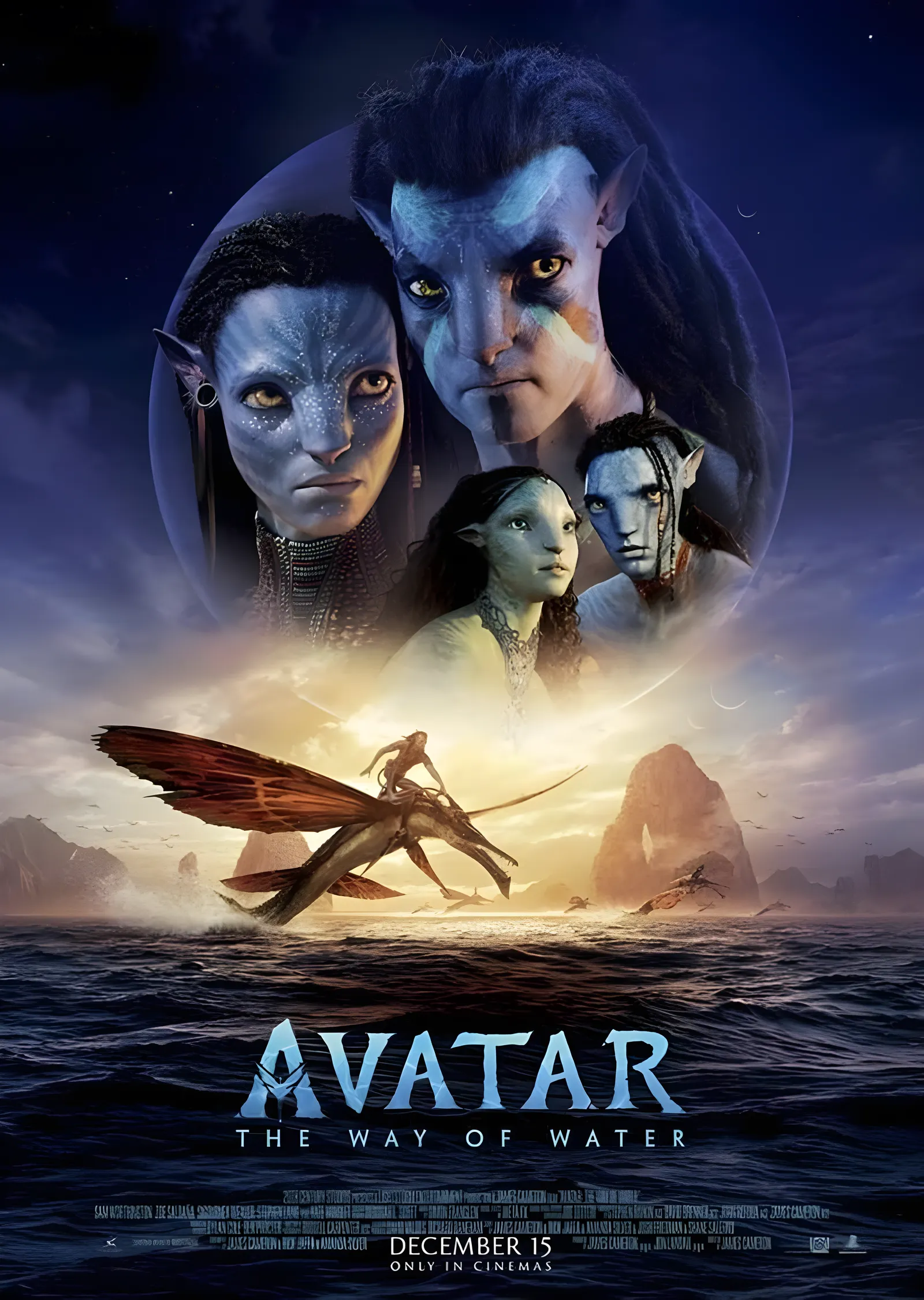 Avatar: The Way of Water - Afiş metal tablo