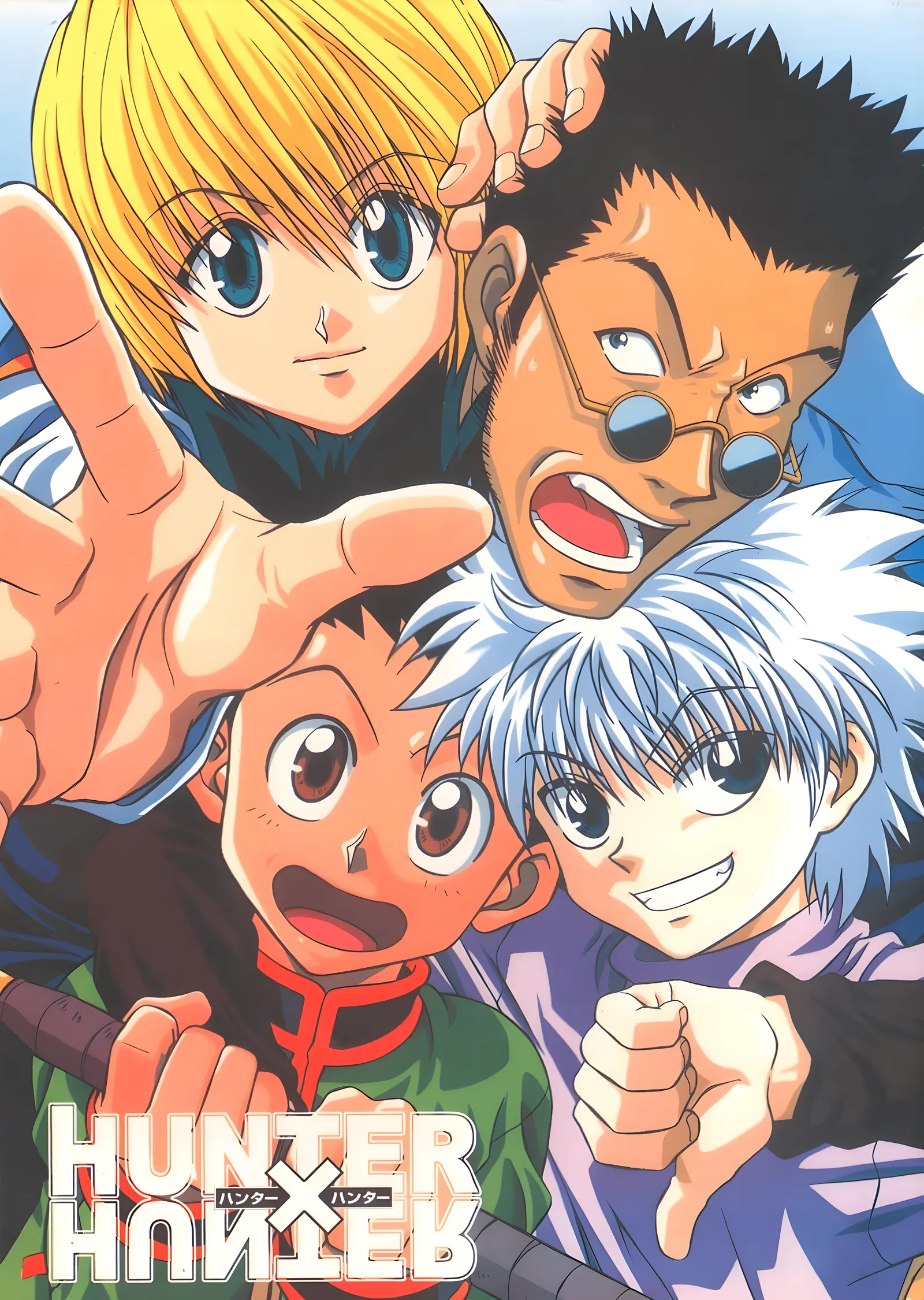 Hunter x Hunter: Dörtlü Takım metal tablo