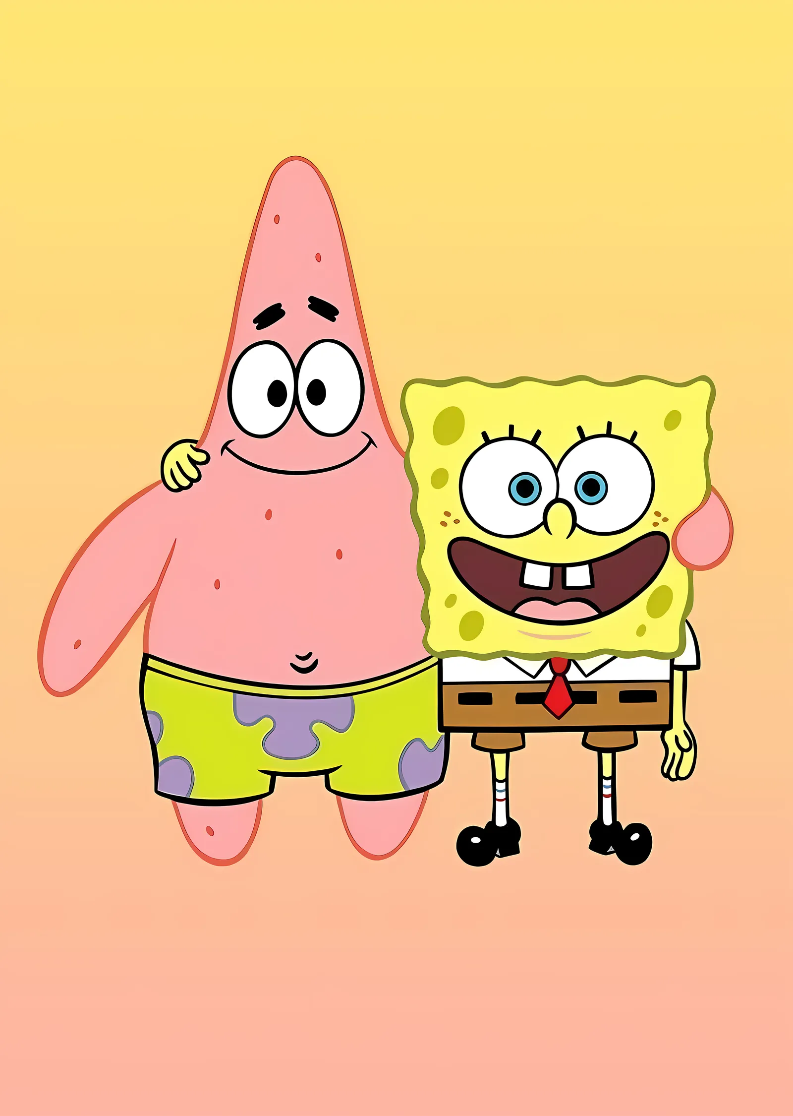SpongeBob ve Patrick: Karikatür metal tablo