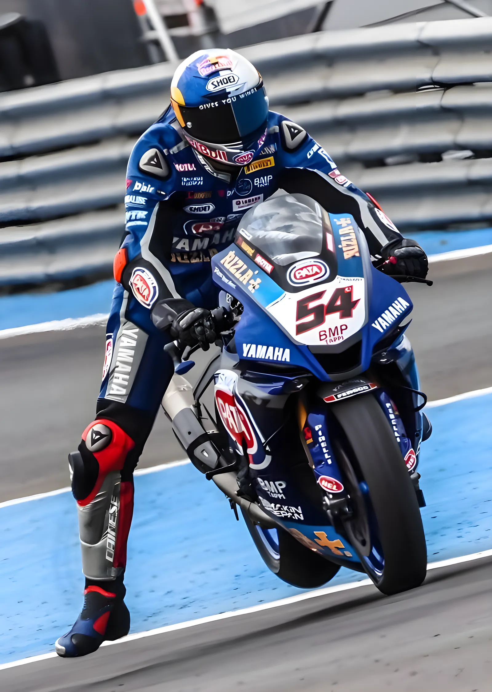 Toprak Razgatlıoğlu - Yamaha 54 metal tablo