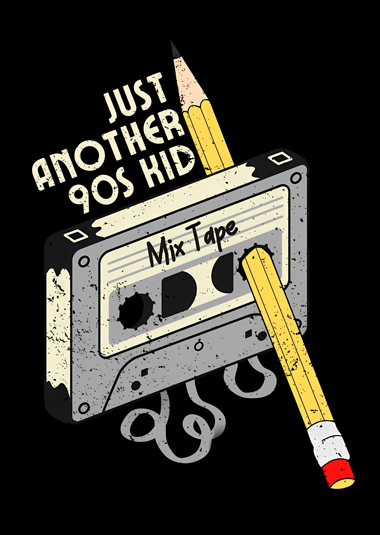 Just Another 90's Kid: Mixtape Nostalji metal tablo