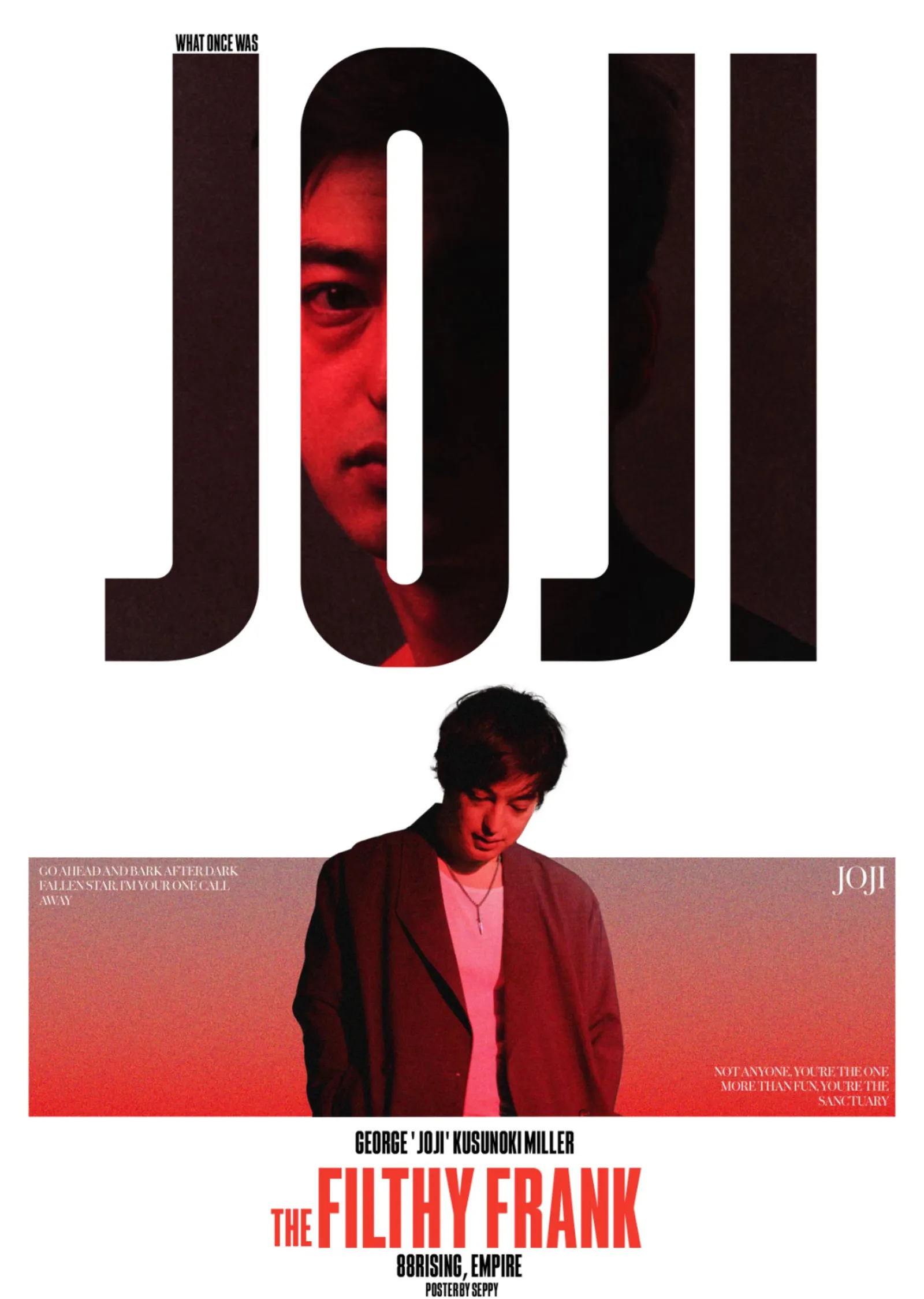 Joji - The Filthy Frank Afiş Tasarımı metal tablo