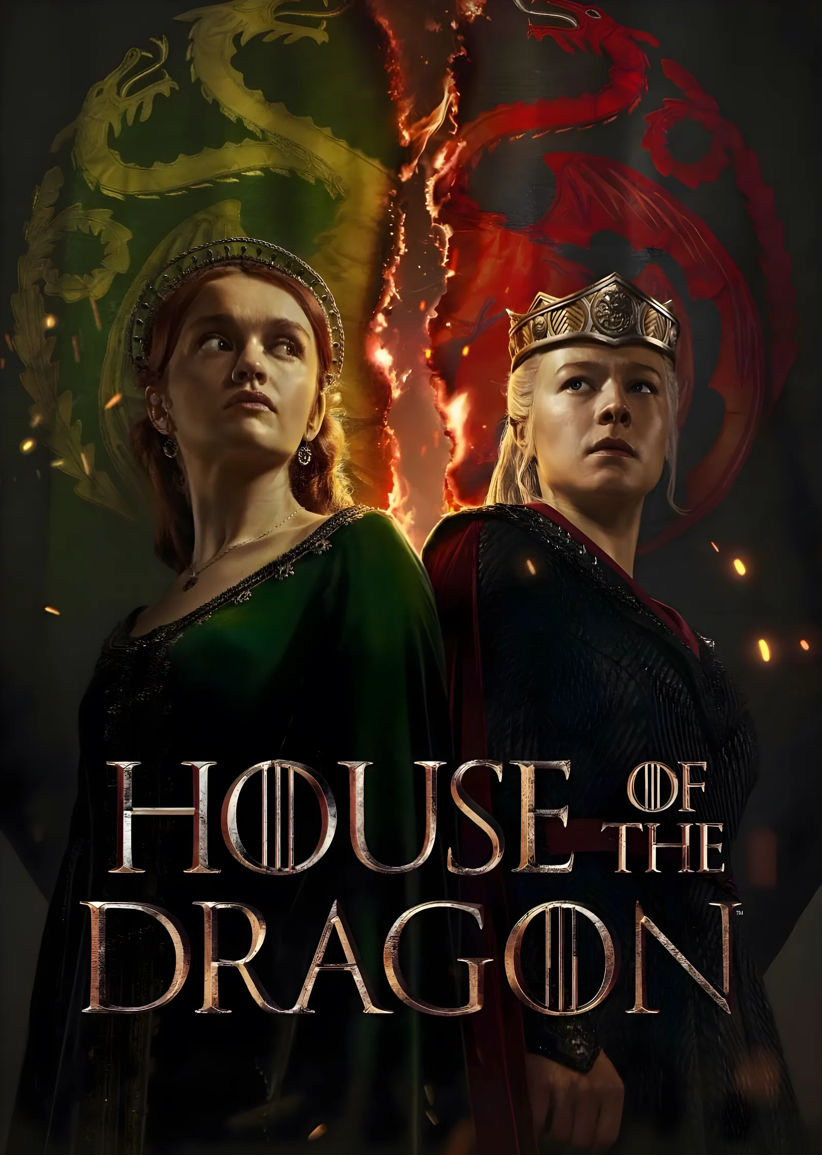 House of the Dragon: Targaryen Kanı metal tablo