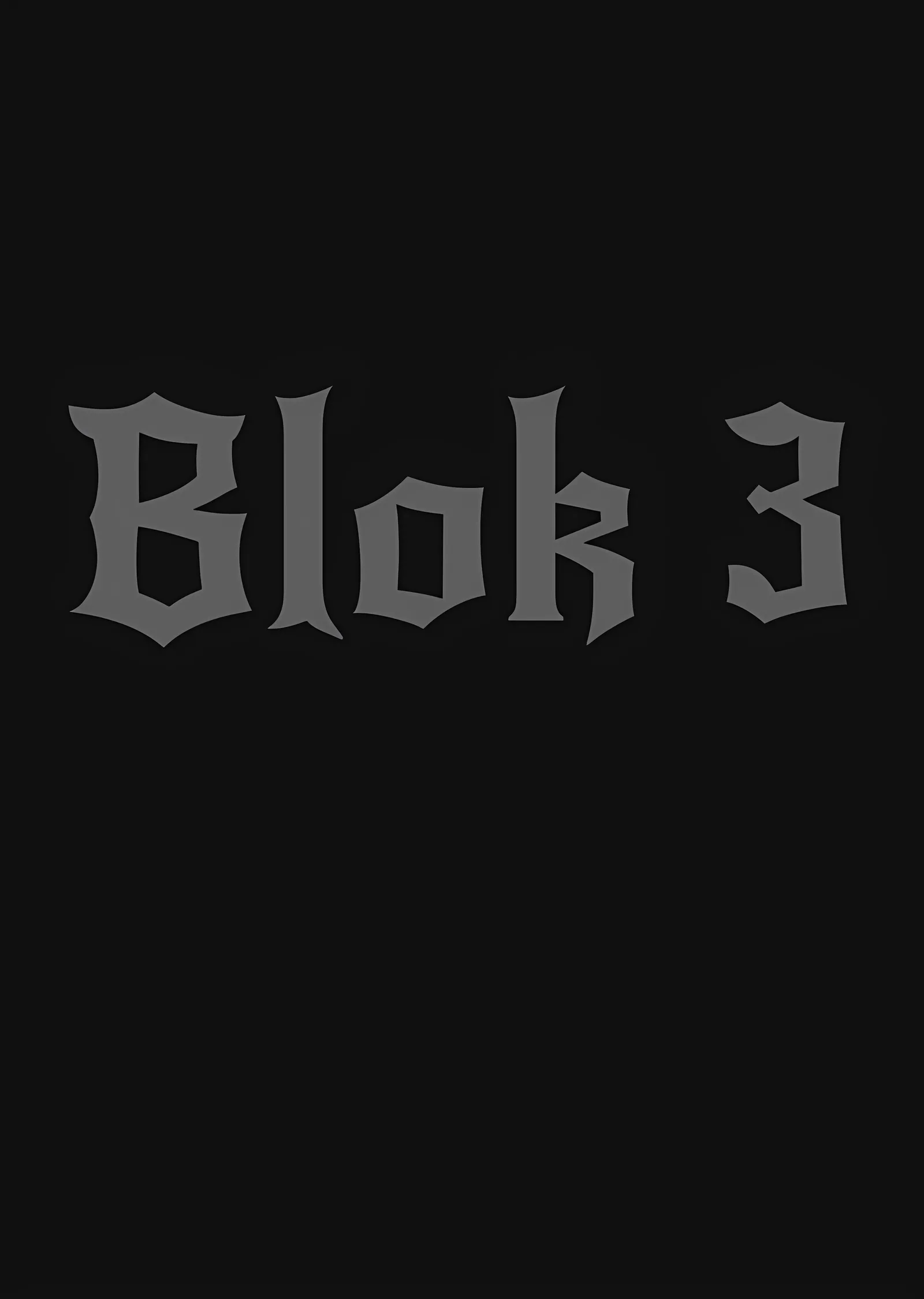 Blok 3 metal tablo