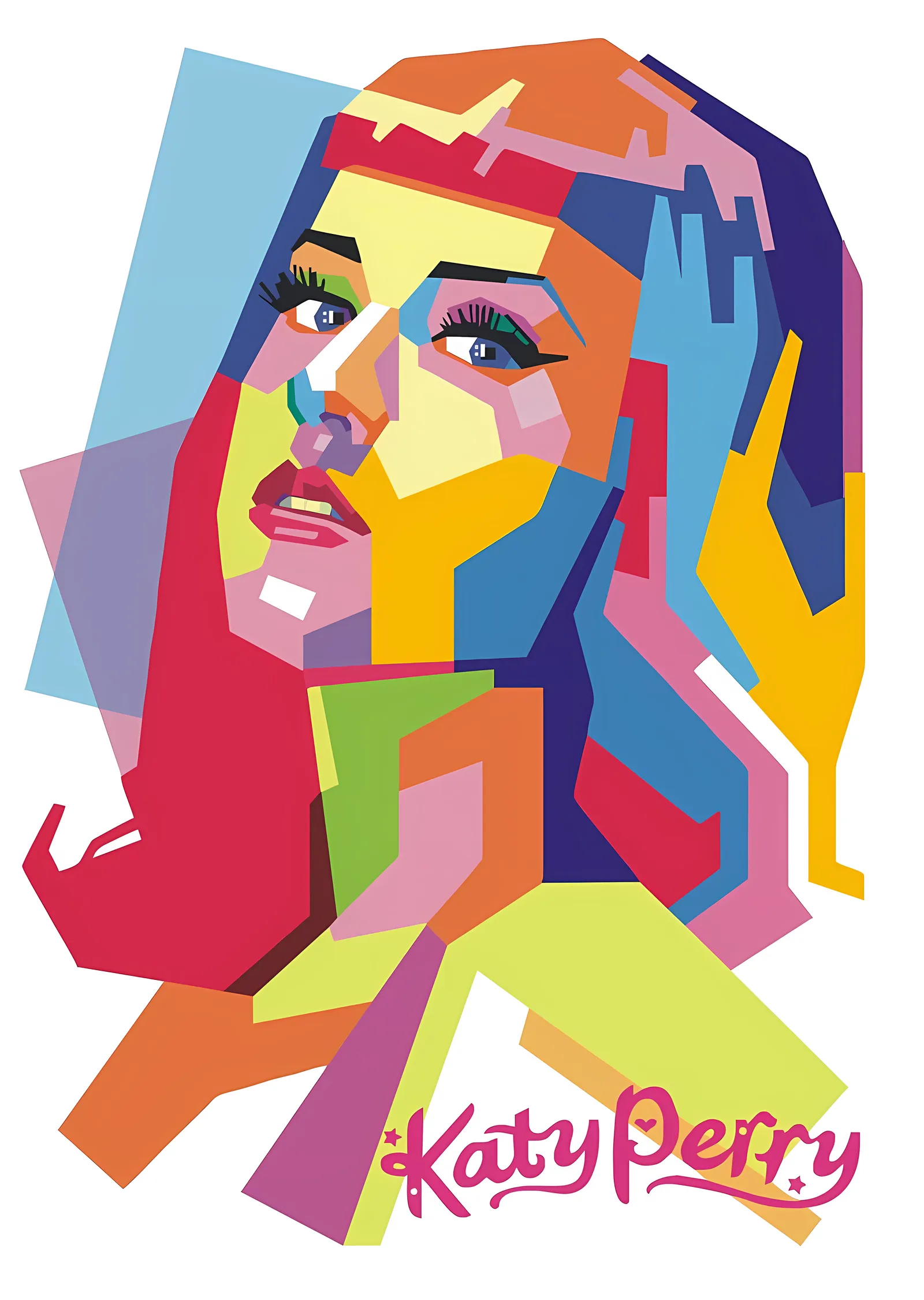 Katy Perry Pop Art metal tablo