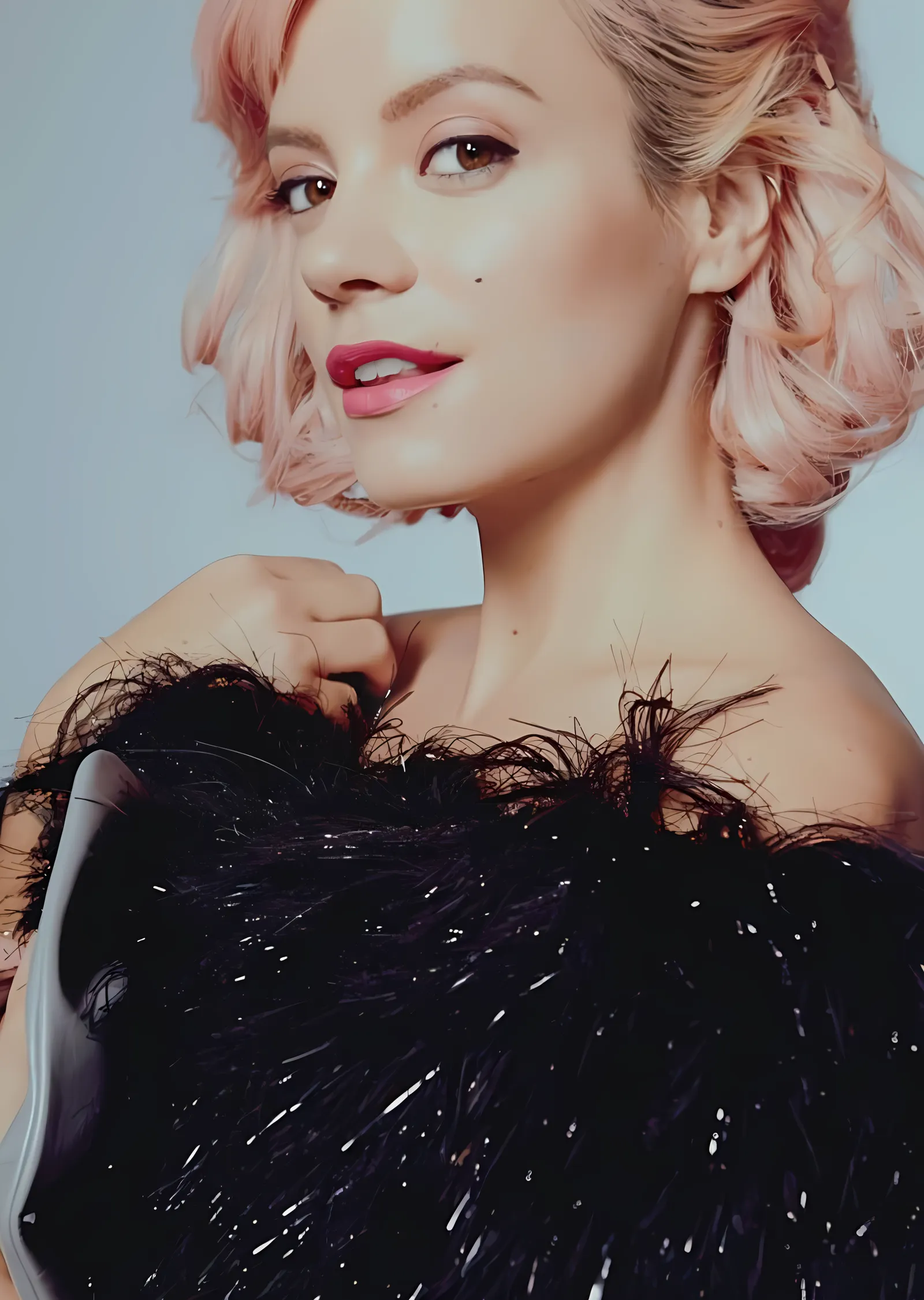 Lily Allen: Pembe Dalgalar metal tablo