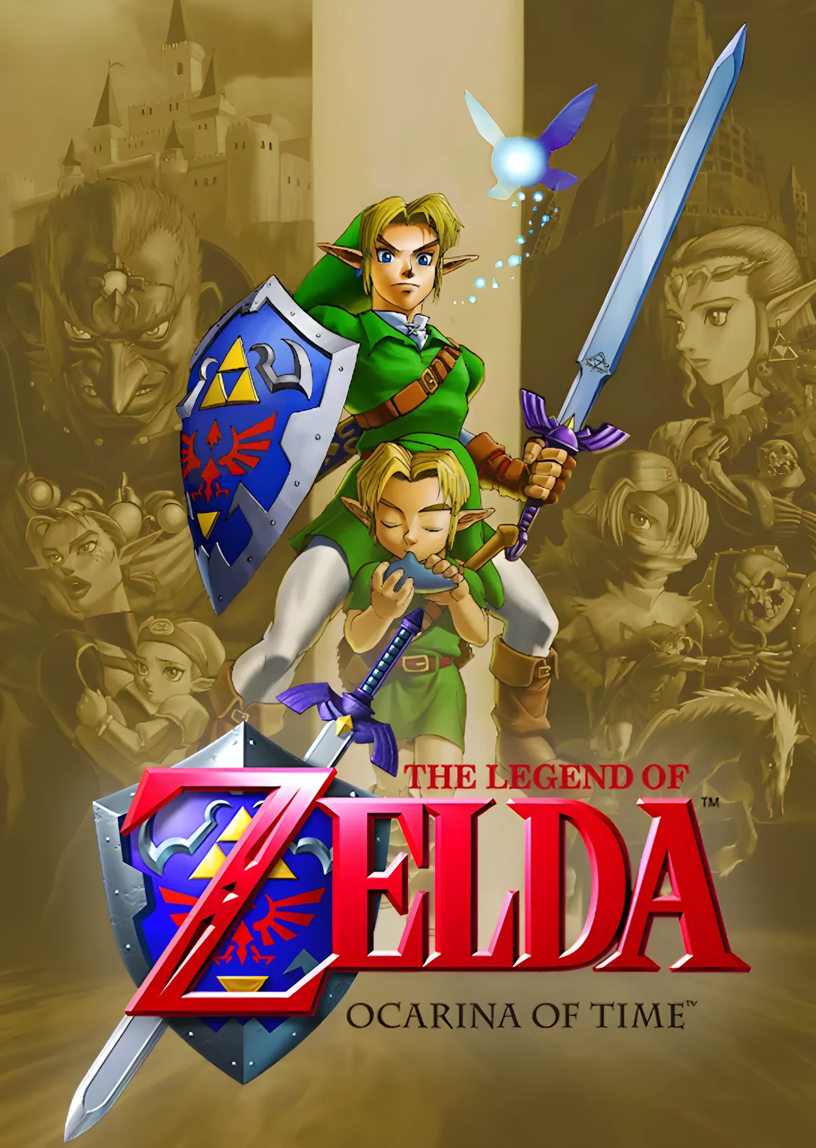 The Legend of Zelda: Ocarina of Time metal tablo