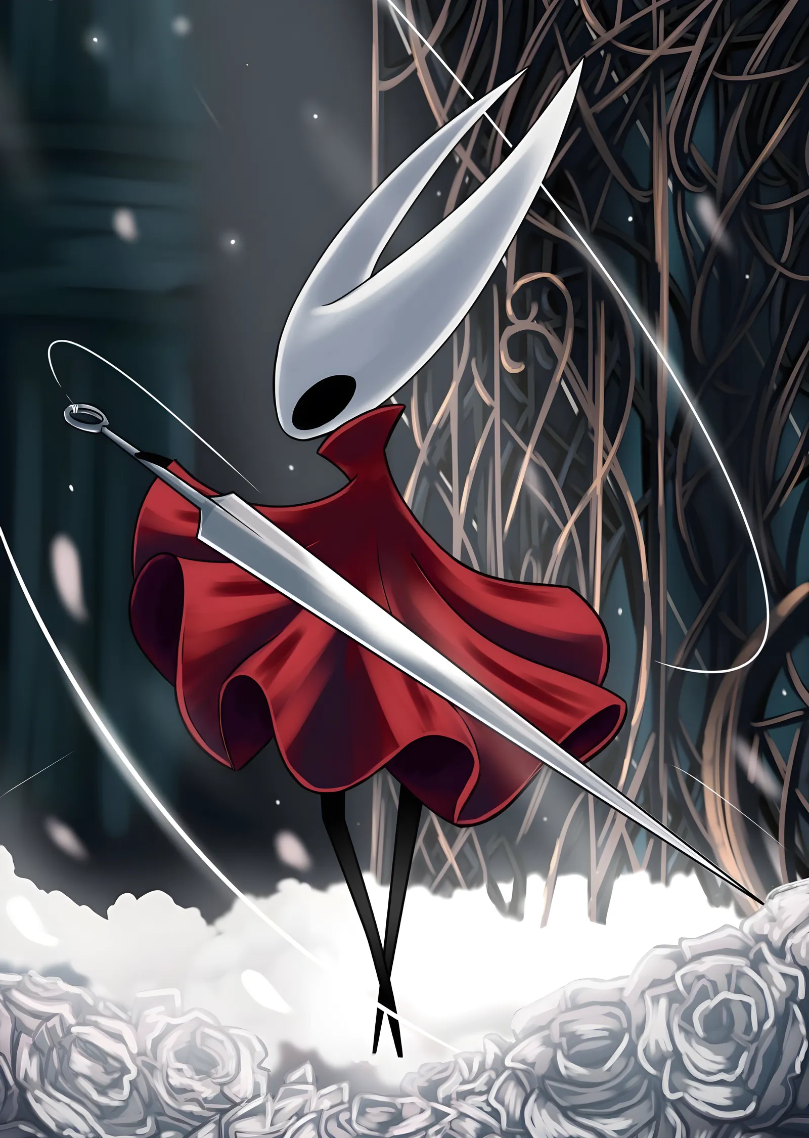 Hollow Knight: Hornet metal tablo