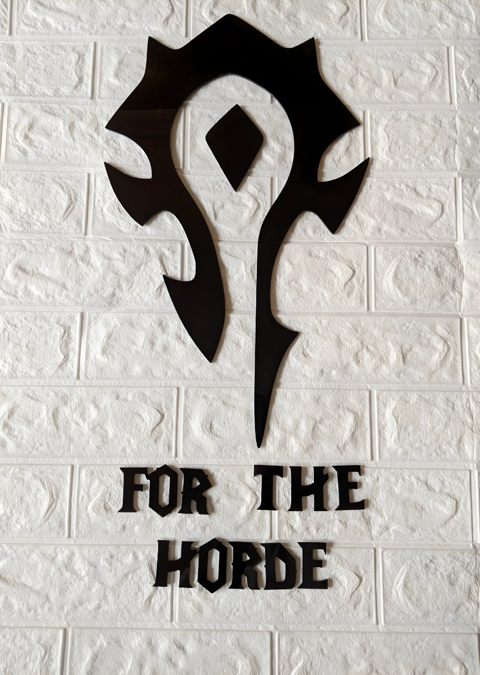 For The Horde - Kabartma Amblem metal tablo