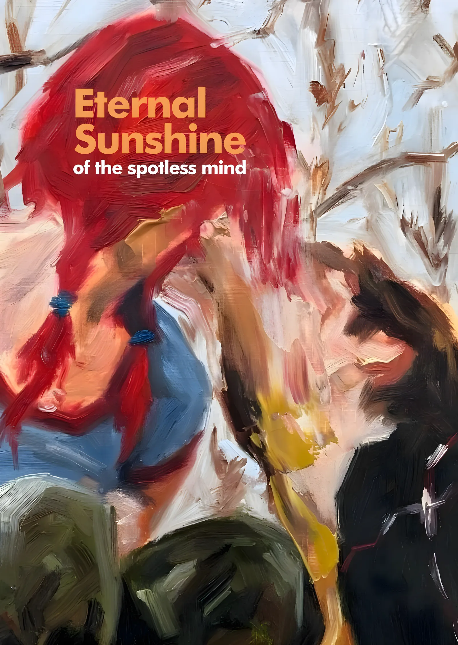 Eternal Sunshine of the Spotless Mind - Kırmızılı Mavi metal tablo