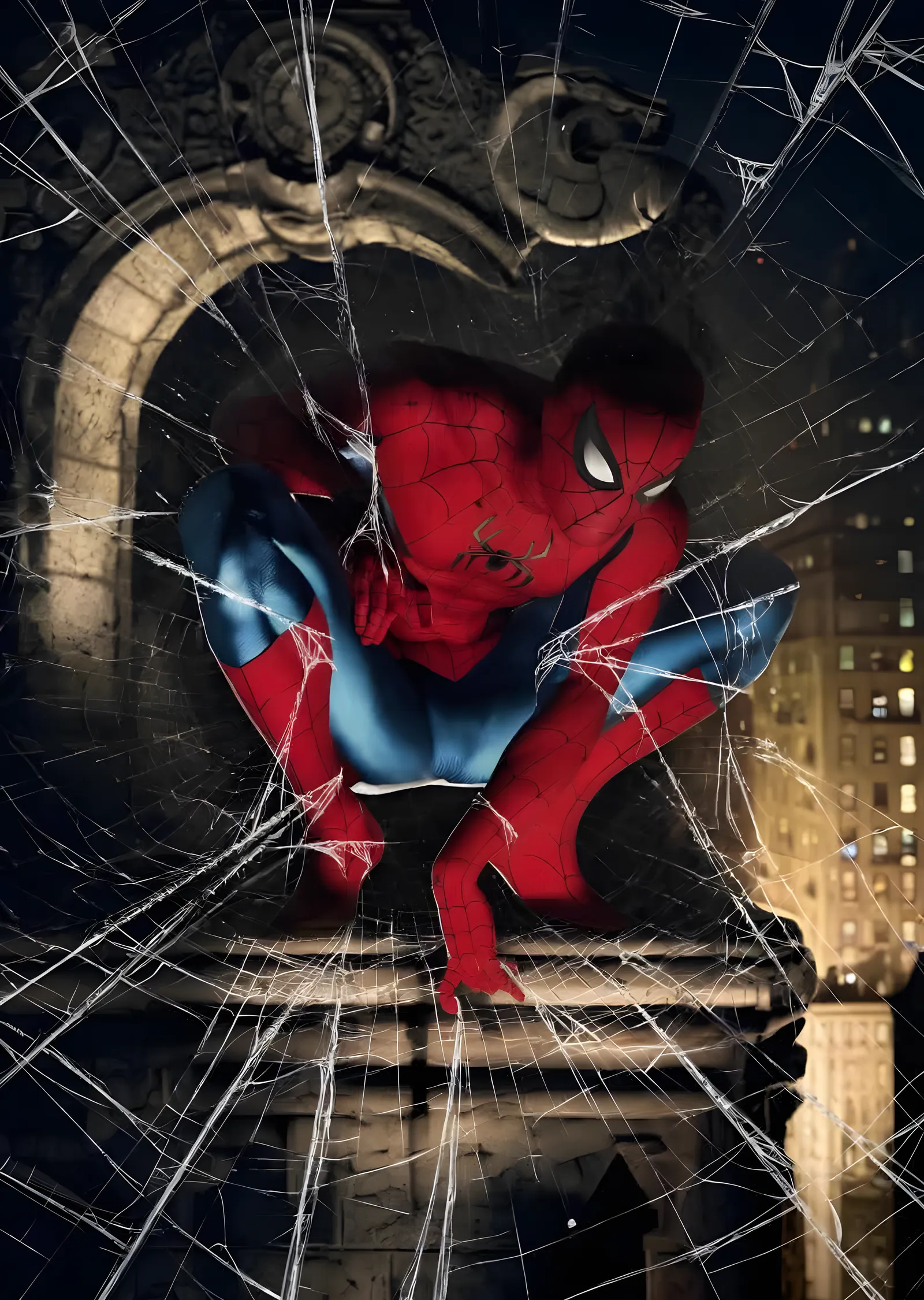 Spider-Man: Ağ ve Kemer metal tablo