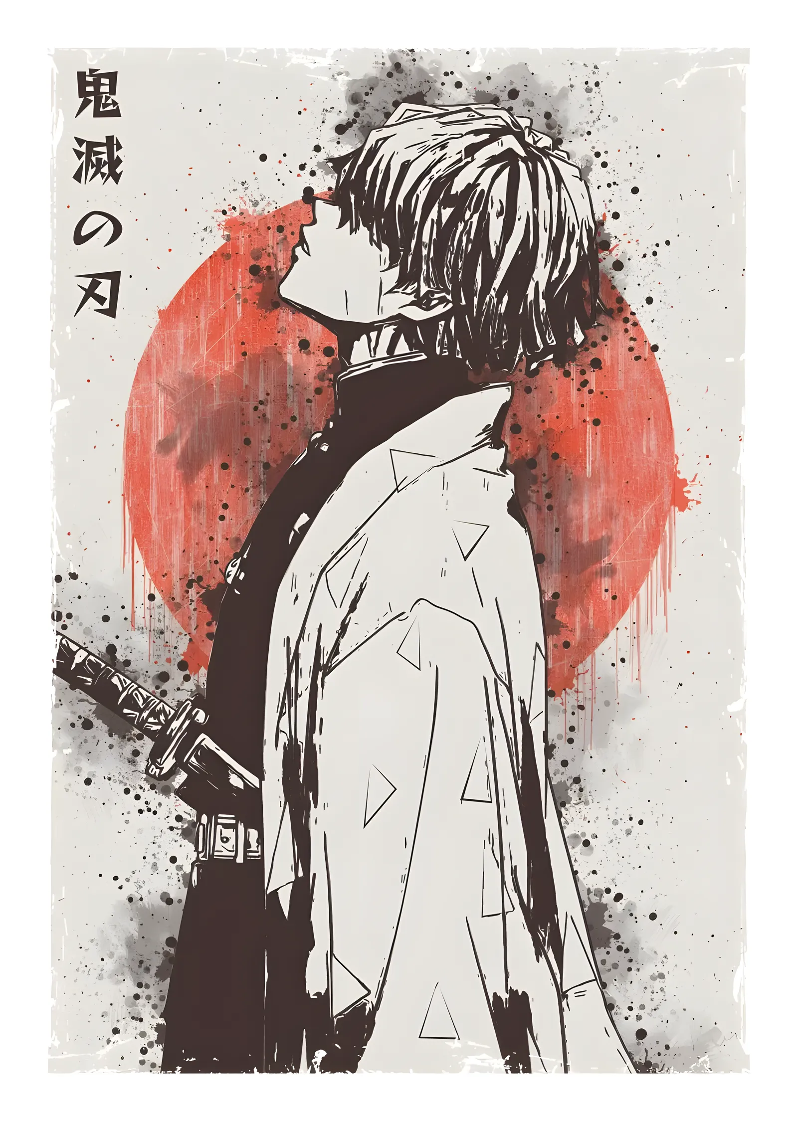 Kimetsu no Yaiba: Kızıl Daire metal tablo