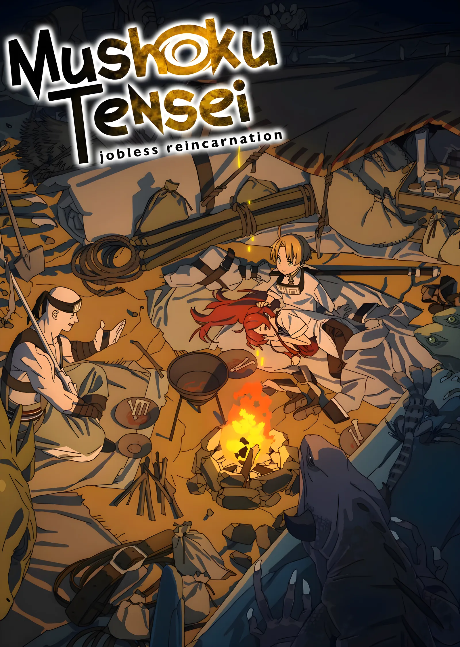 Mushoku Tensei: Kamp Ateşi Molası metal tablo