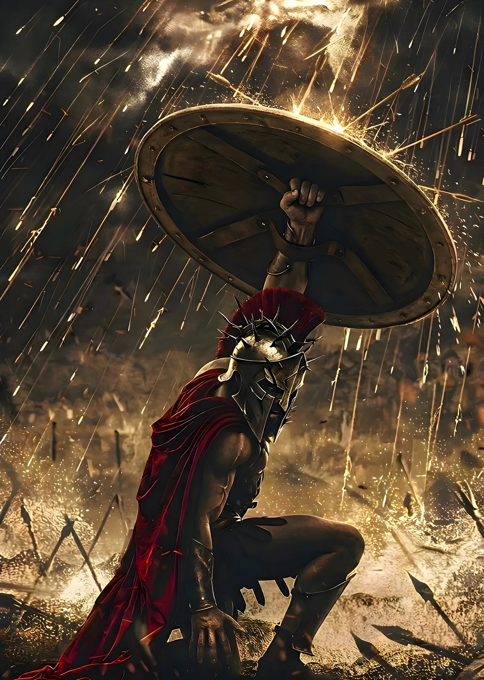 Gladiator: Savaş ve Fırtına metal tablo