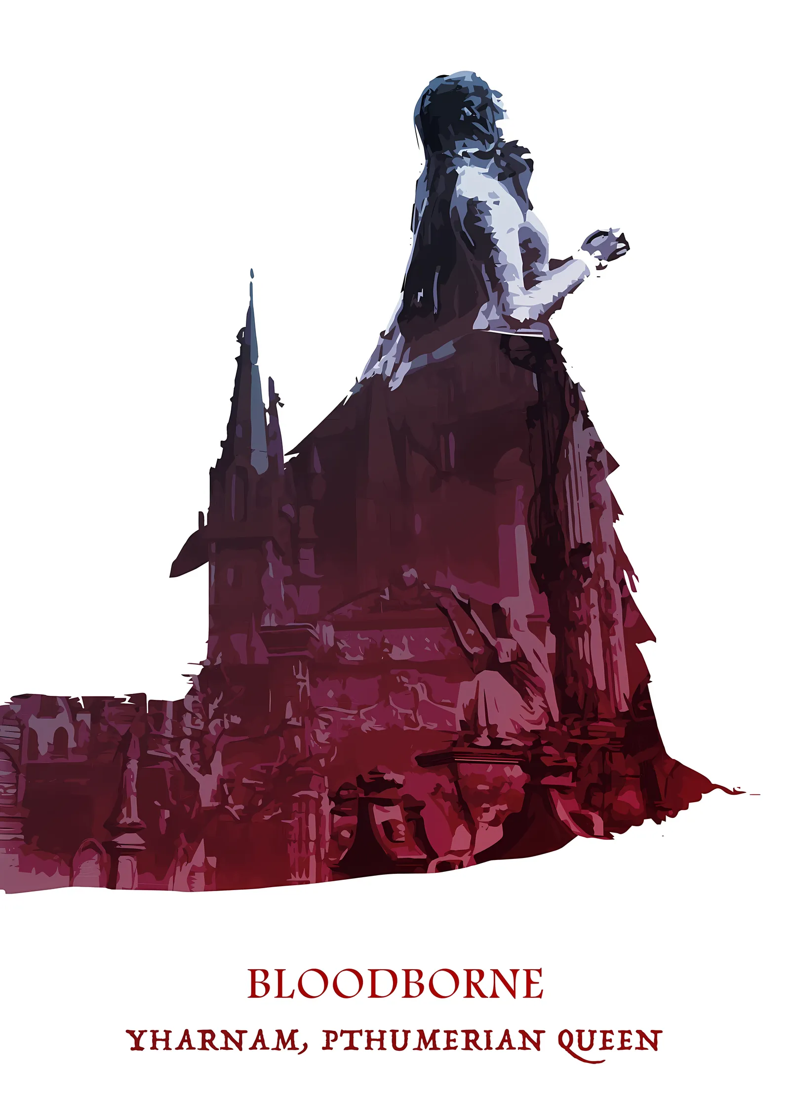 Bloodborne: Pthumerian Queen metal tablo