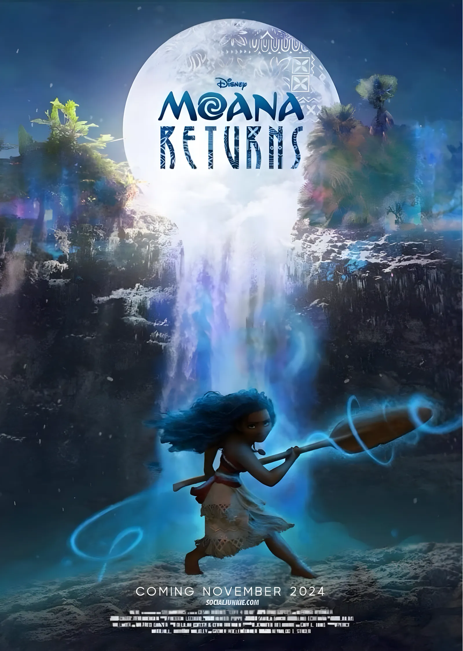 Moana Returns metal tablo