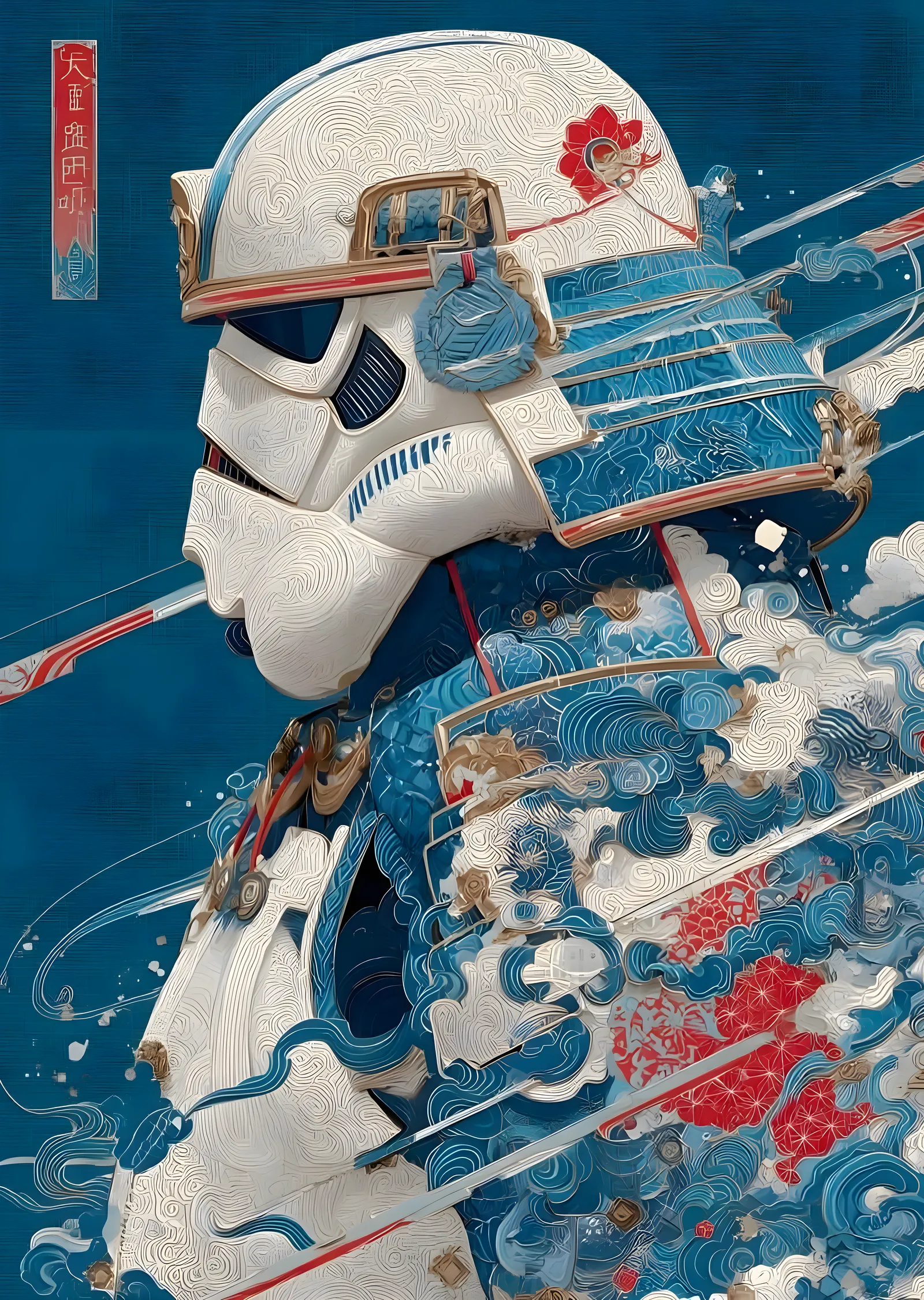 Storm Trooper: Star Wars Desenli metal tablo