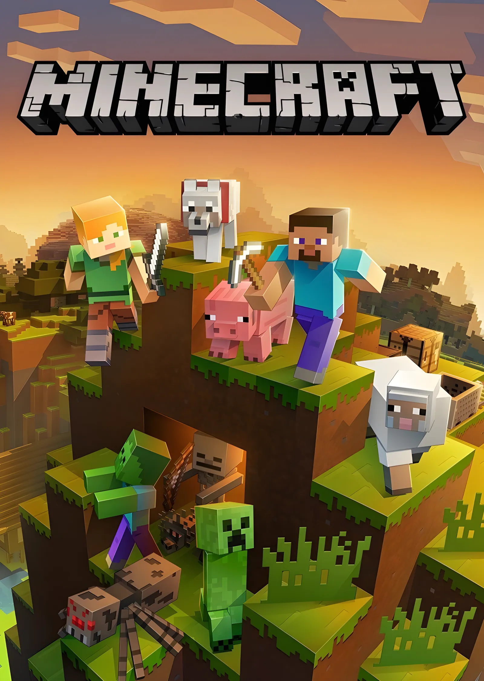 Minecraft: Piksel Dünyanın Keşfi metal tablo