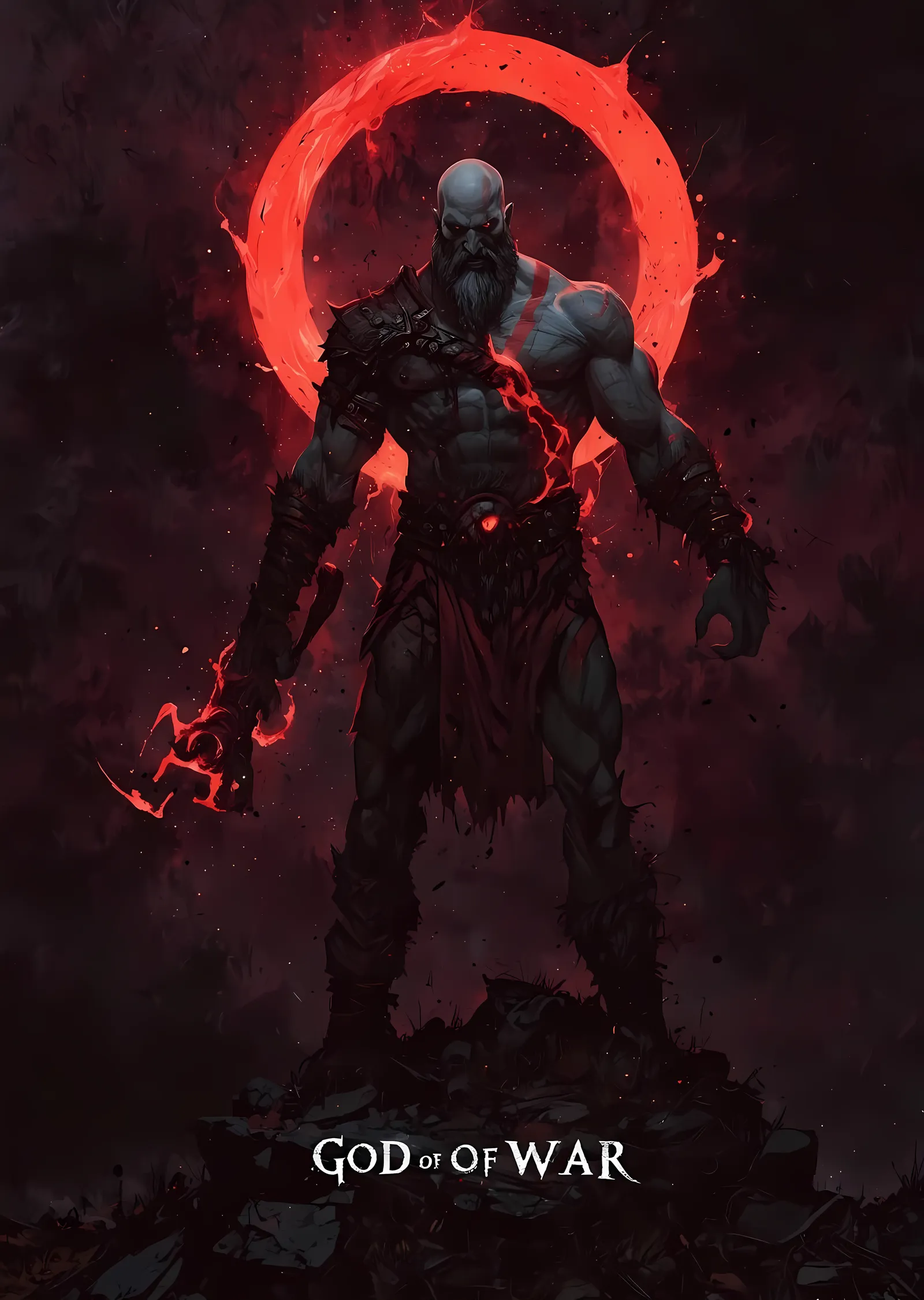 God of War: Kratos'un Öfkesi metal tablo