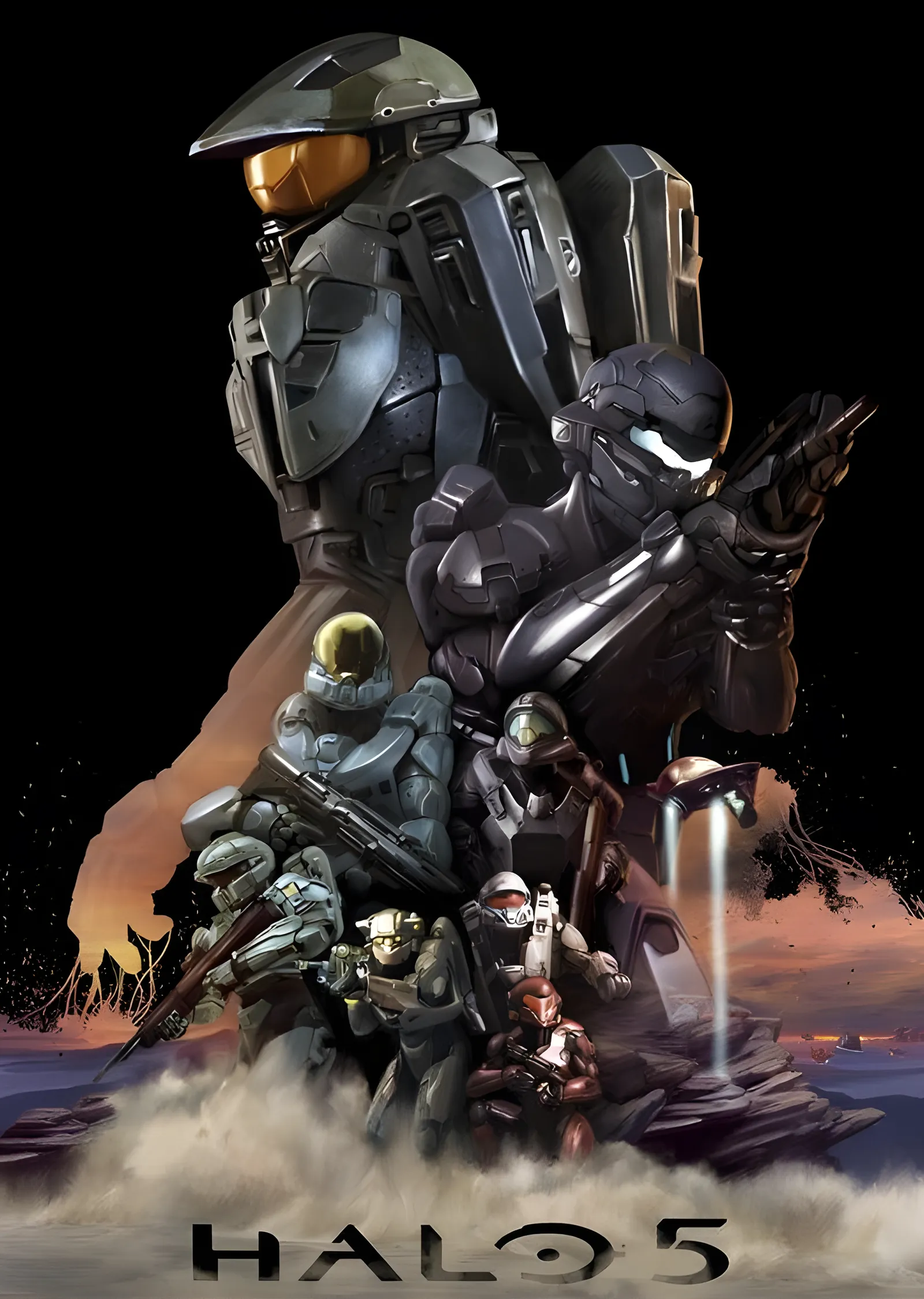 Halo 5 metal tablo