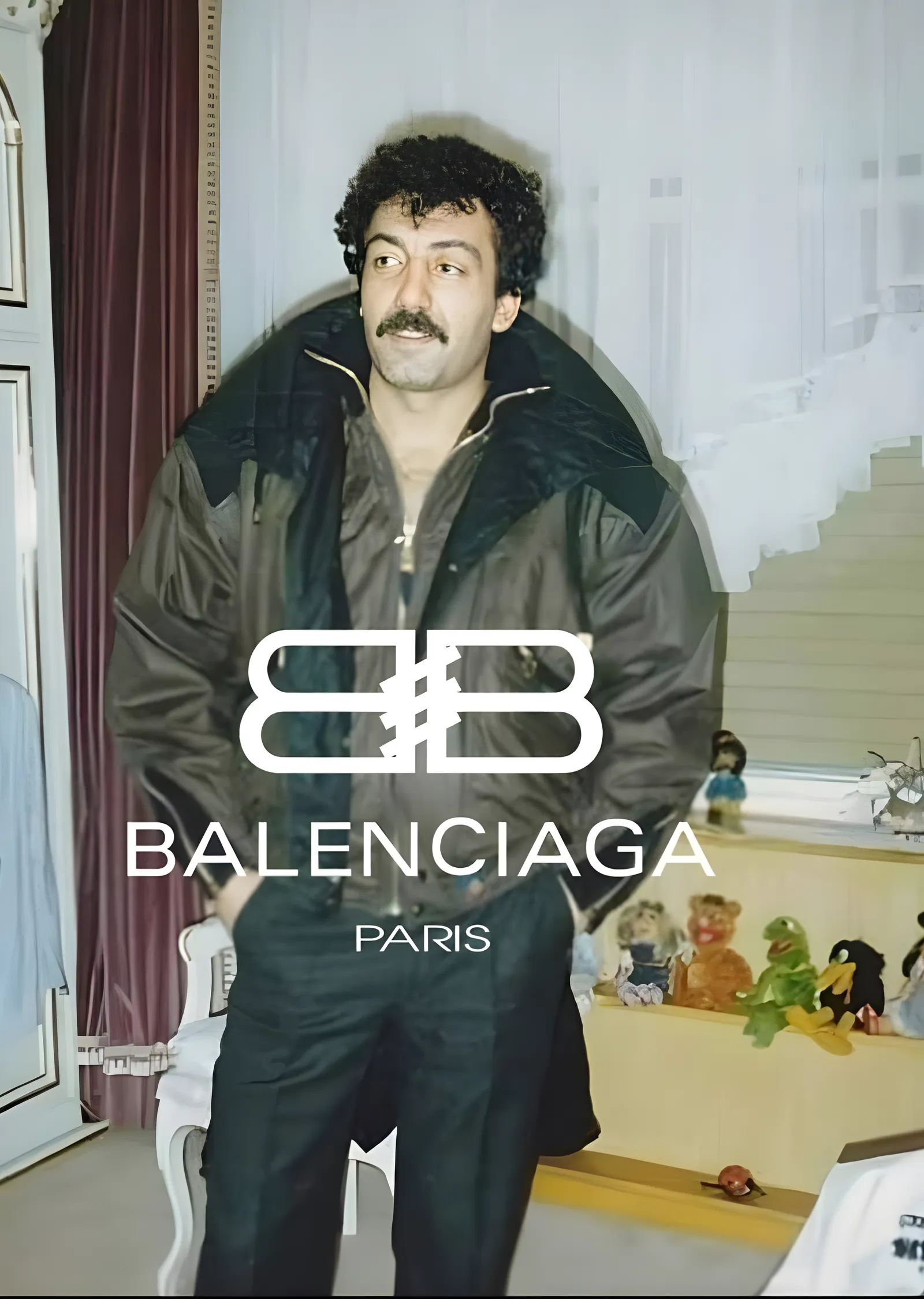 Müslüm Gürses - Balenciaga Paris metal tablo